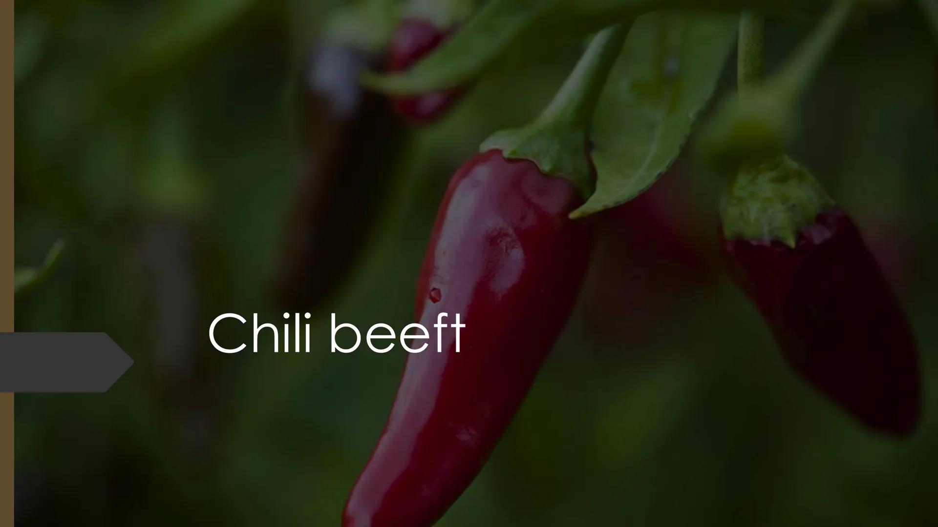 Chili beeft # Wat gaan we doen?

Wat moet
je weten

Starten 3.2

Aan de slag

Oefenen en
start met
köppen Wat moet je weten?

Je weet bij we
