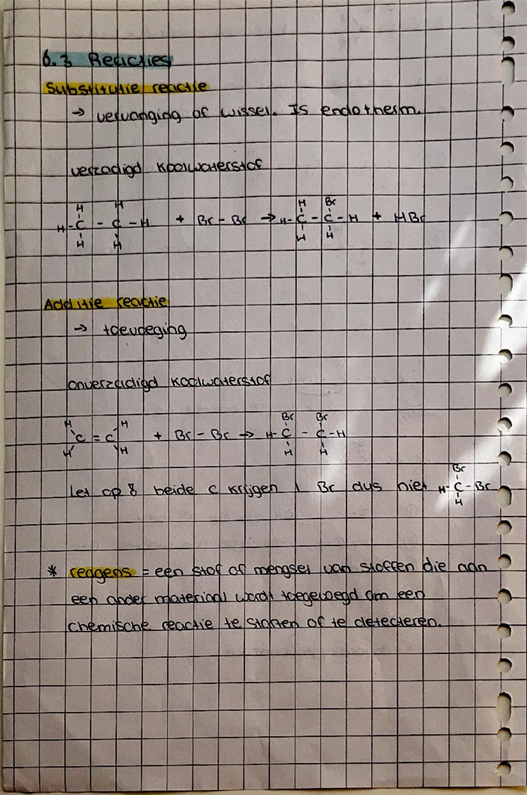 # Scheikunde

Hoofdsluk 6

6. Alkanen en onkenen

* organisone chemie/koolstof chemie =
chemie die
zich bezighoudt met het bestuderen van ko