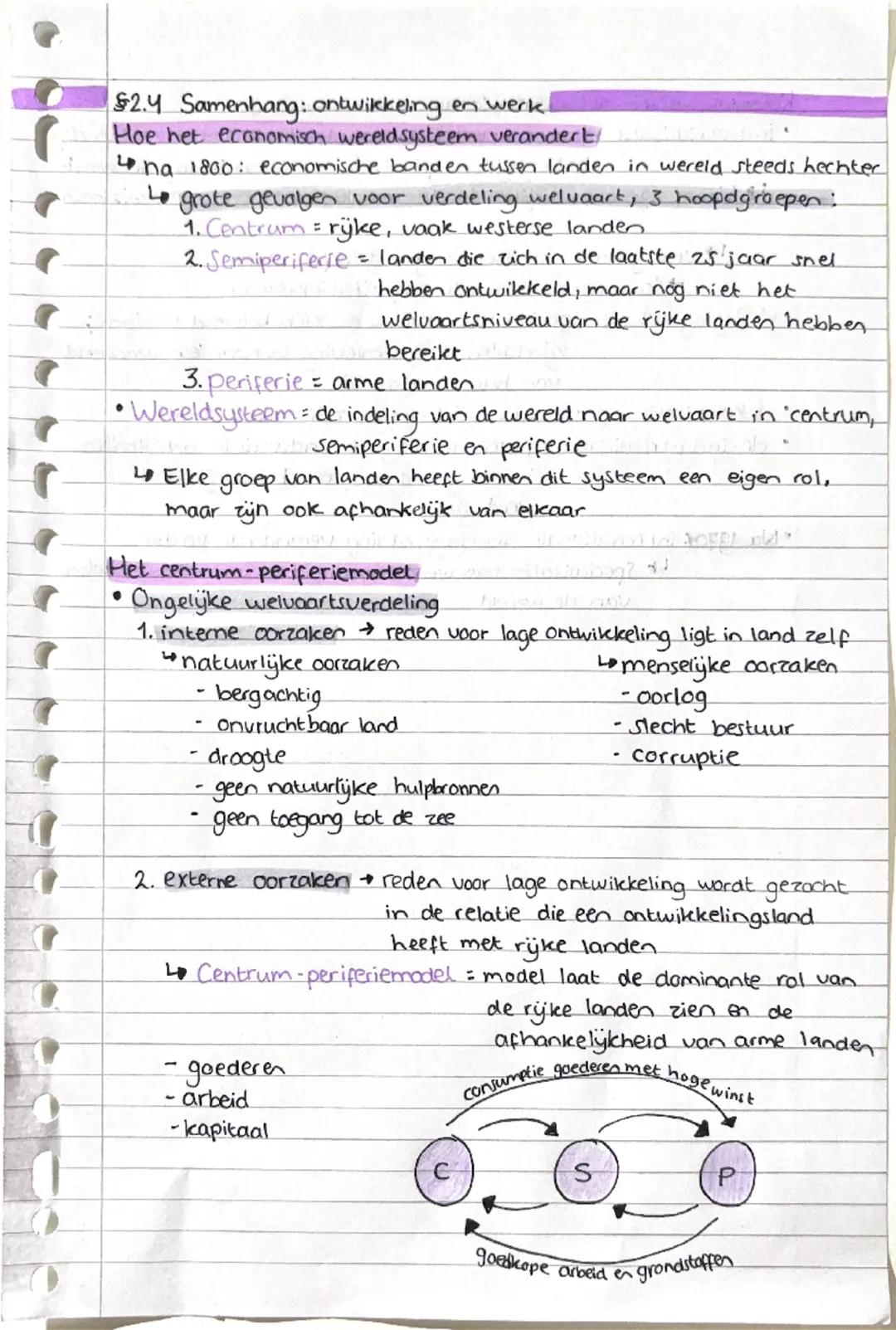 H₂ WERELD; WERELDBEELD

§2.1 Patronen: wereld en welzijn
Hoe meet je welvaart?
•Bruto binnenlands product (bbp) = totale waarde van
alle goe