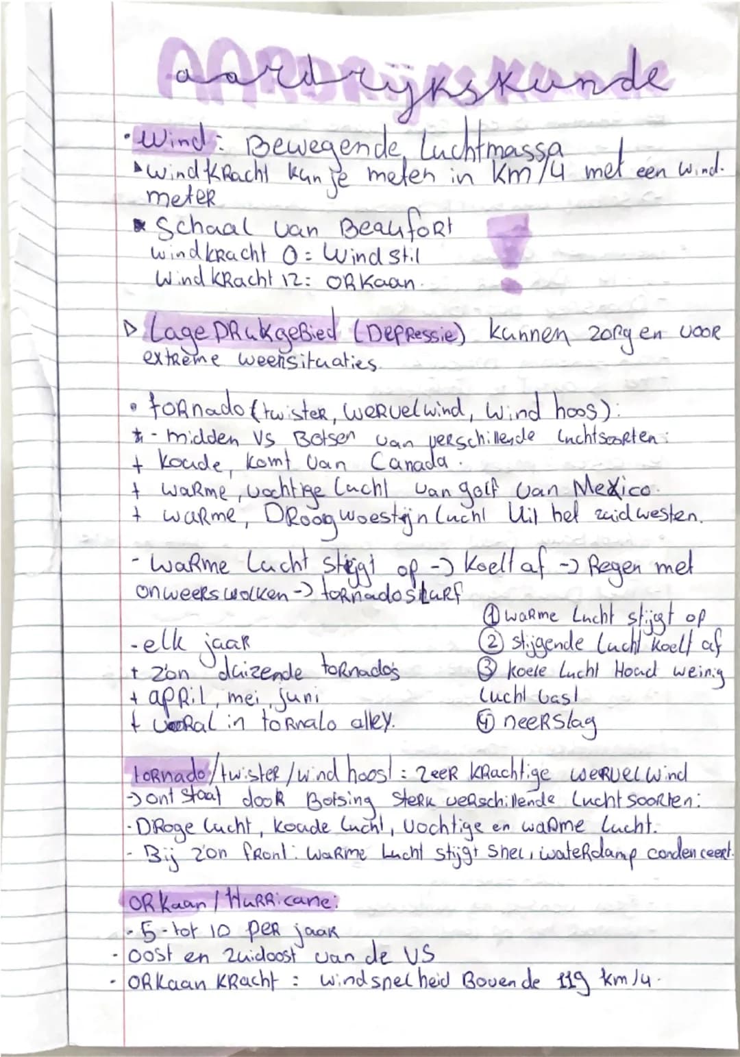 Geo samenvatting H 1.2