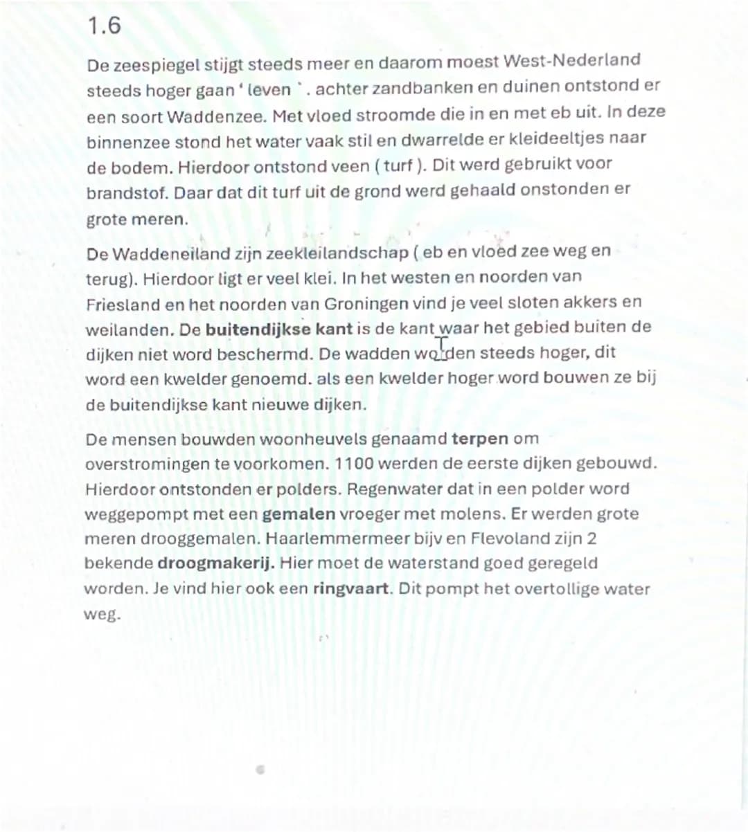 # 1.1

in de himalaya vind je veel fossielen. Dit komt doordat rivieren die aan een oceaan vast
zaten zand en klei meenemen, dit word naar d