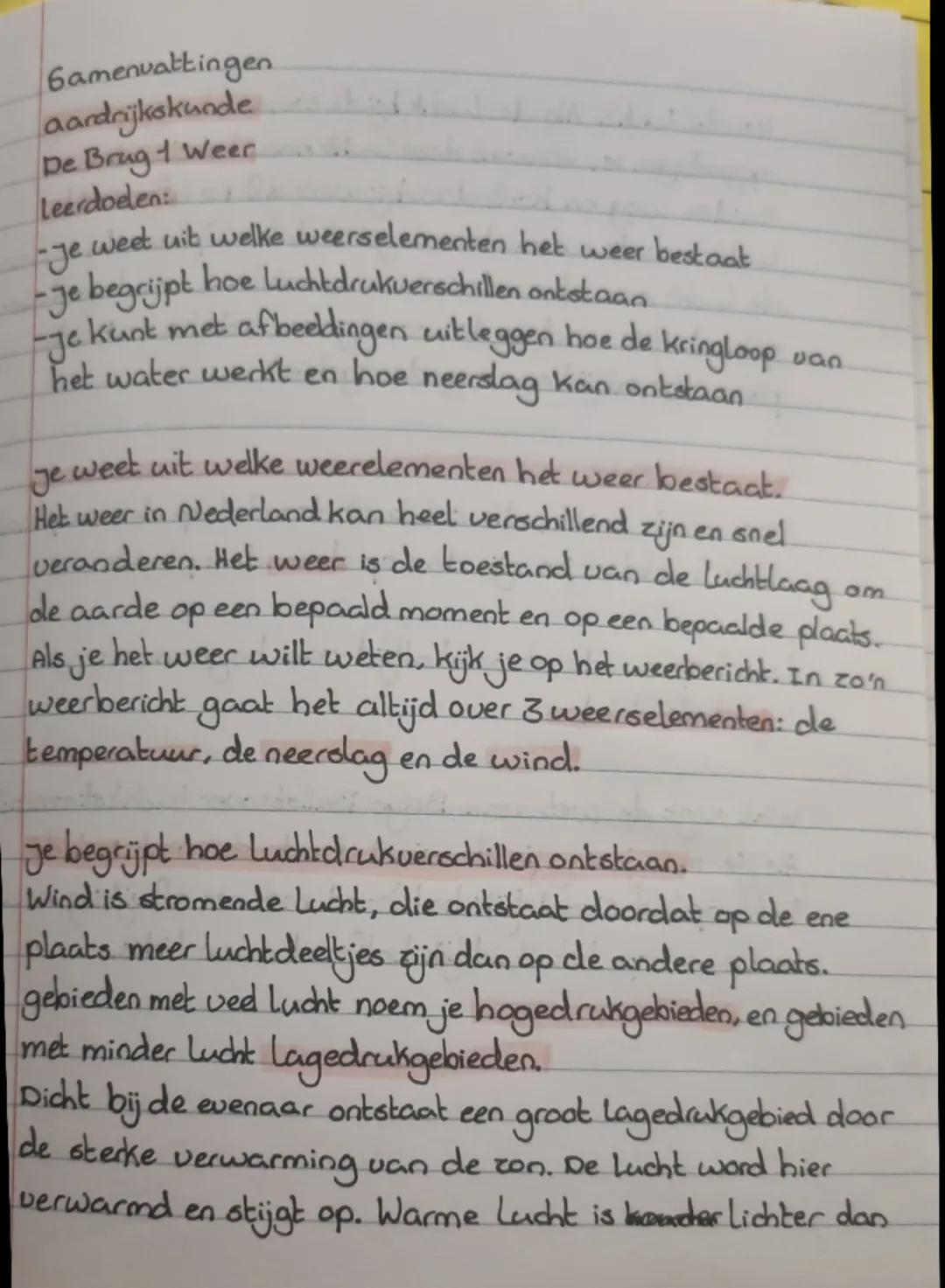 Aardrijkskunde BuiteNLand Samenvatting MAVO 4