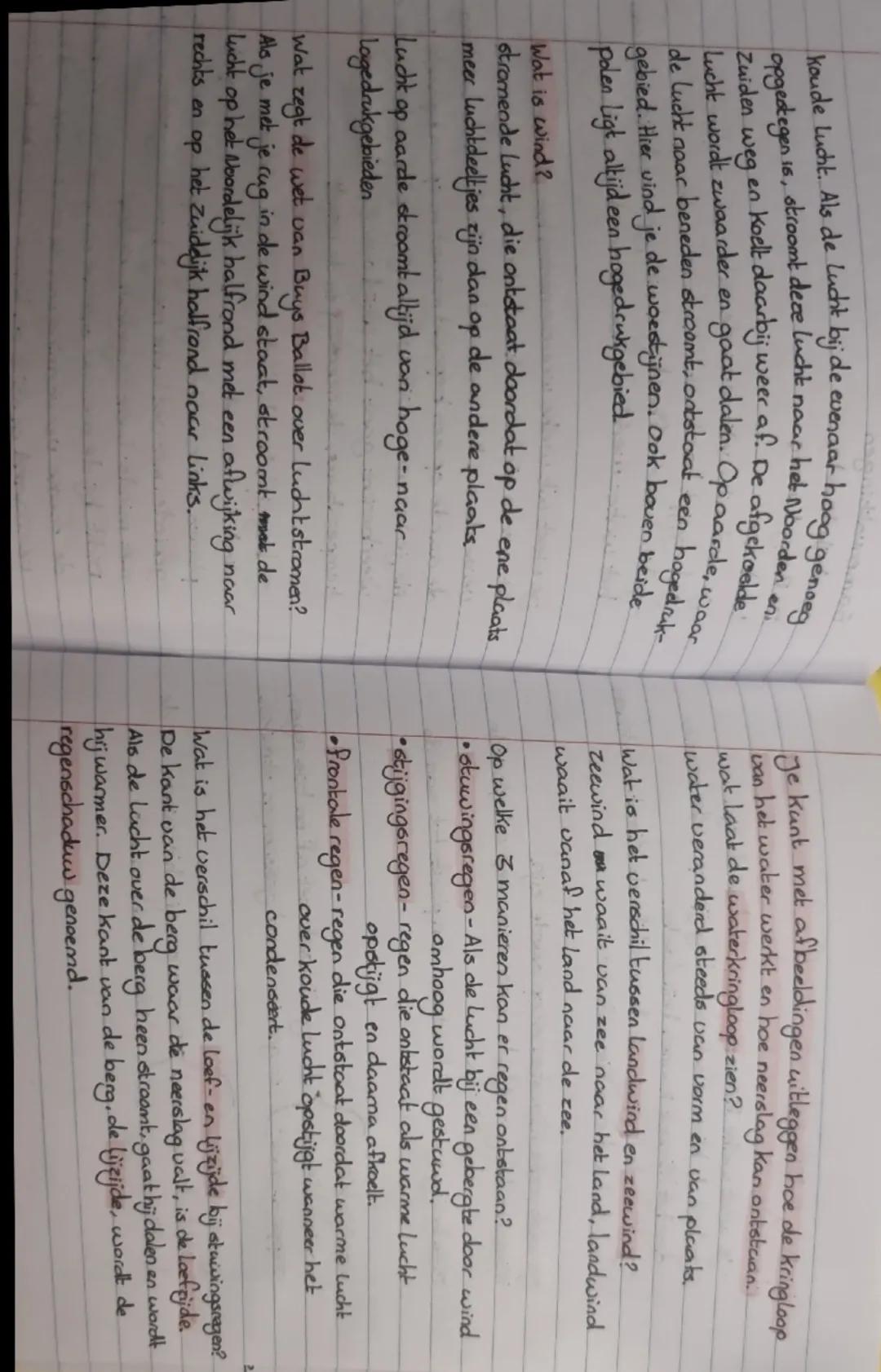 Samenvattingen
aardrijkskunde
De Brug 1 Weer
Leerdoelen:
-Je weet uit welke weerselementen het weer bestaat
-Je begrijpt hoe luchtdrukuersch