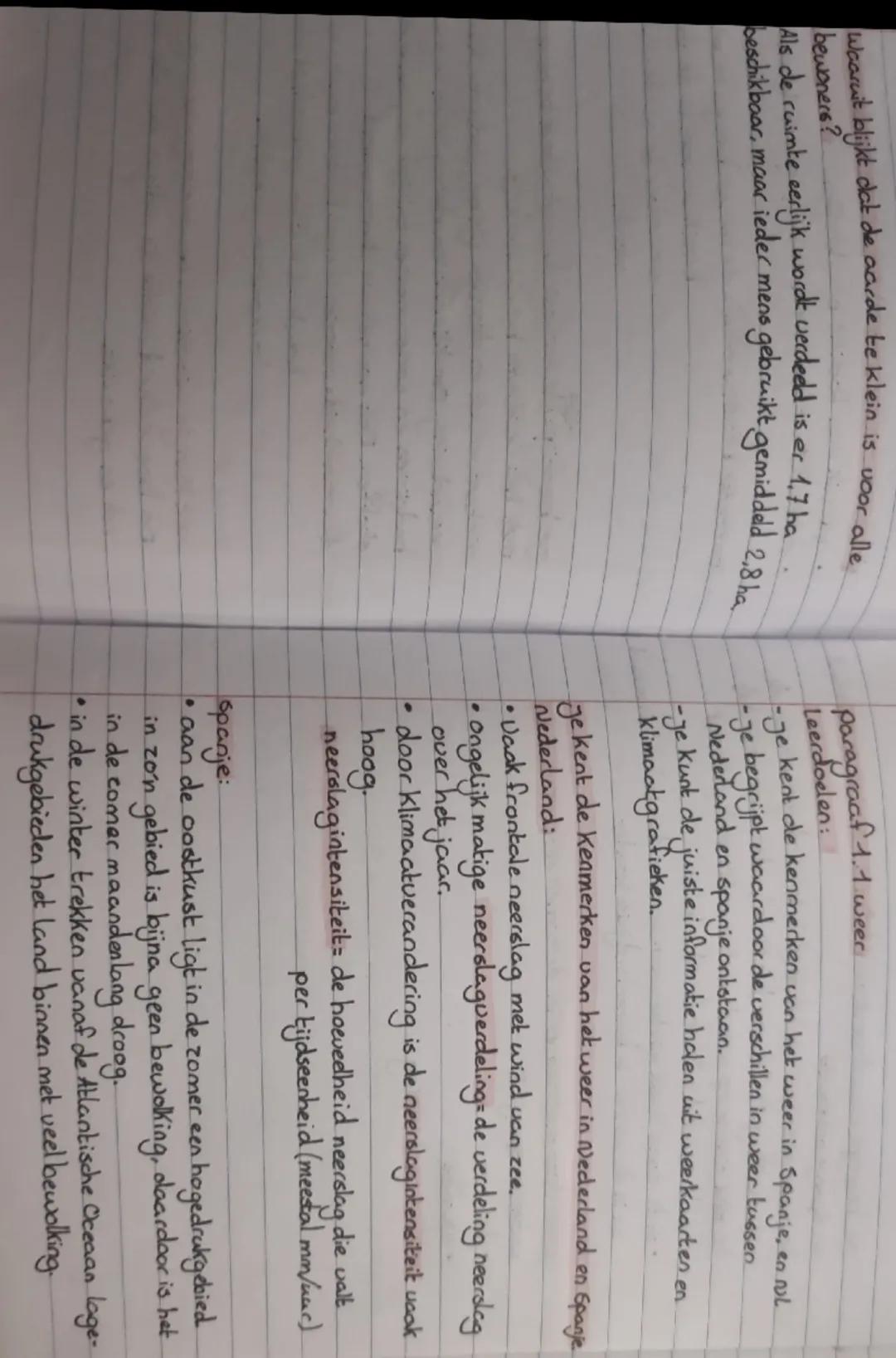 Samenvattingen
aardrijkskunde
De Brug 1 Weer
Leerdoelen:
-Je weet uit welke weerselementen het weer bestaat
-Je begrijpt hoe luchtdrukuersch