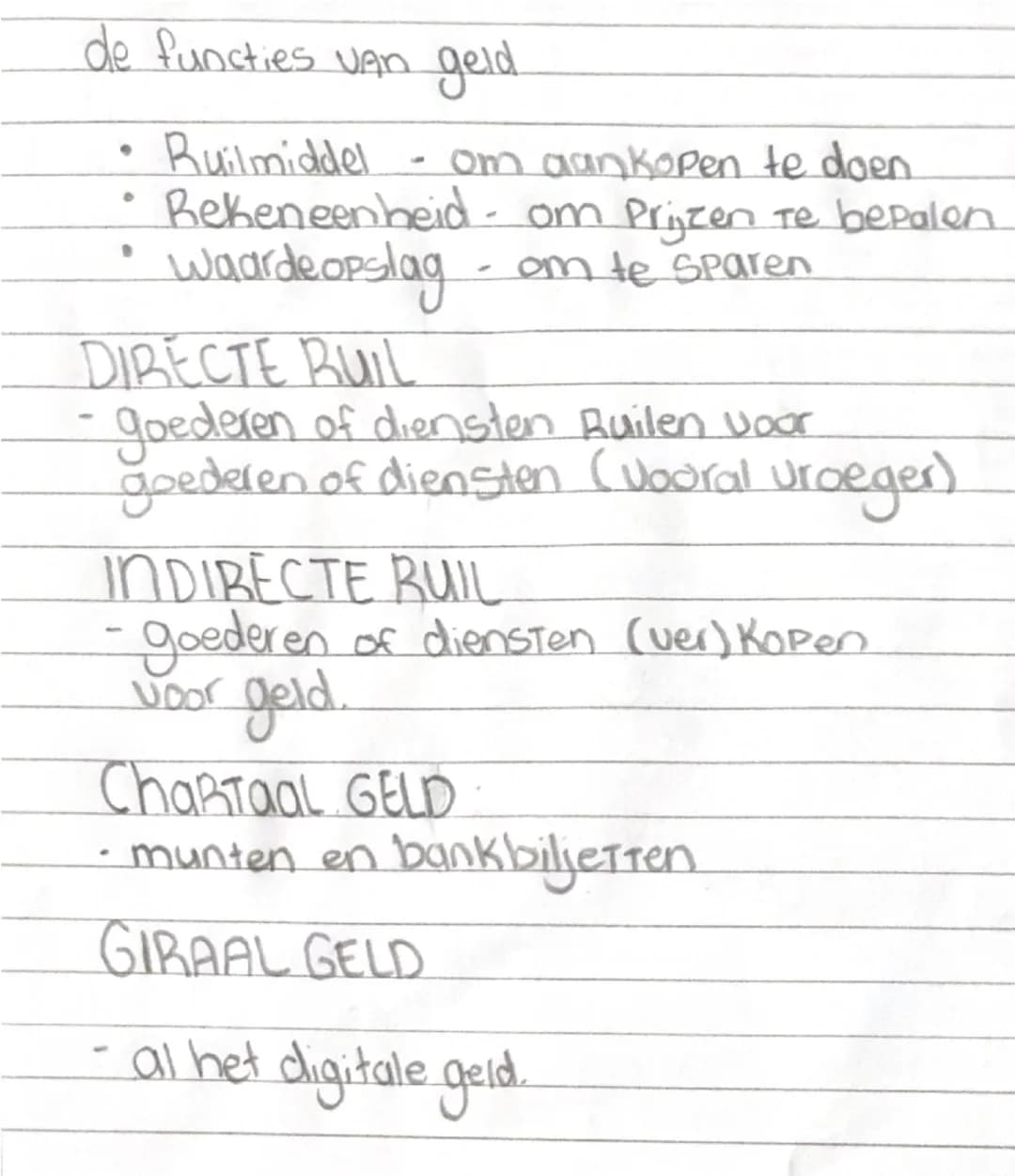 Economie geld
