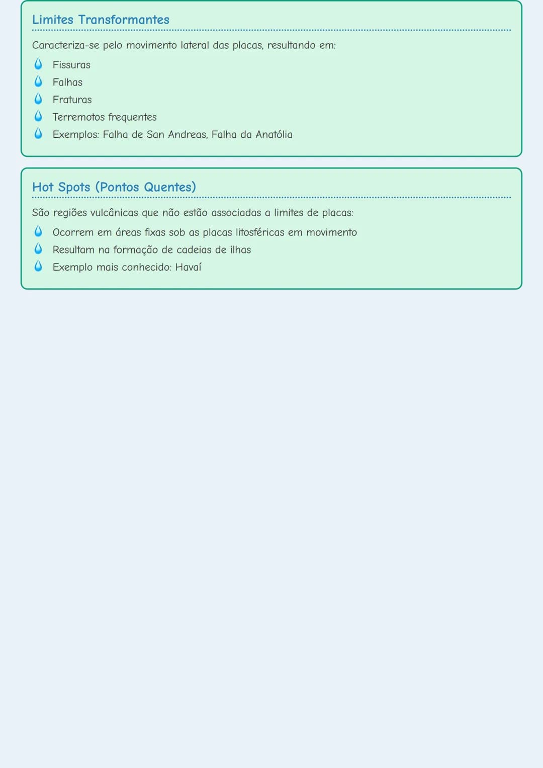 # Tectônica de Placas

## Consequências da Tectônica de Placas

A tectônica de placas resulta em diversos fenômenos geológicos significativo