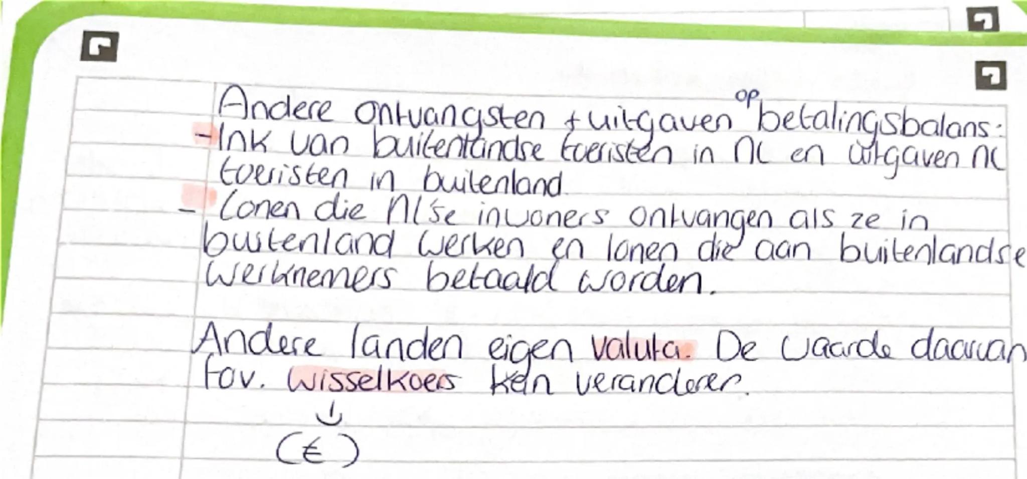 Economie H7.P.1
Voor nc export erg belangrijk, levert export-
Inkomsten op + werkgelegenheid. NL'se markt
is een te kleine afzetmarkt voor v
