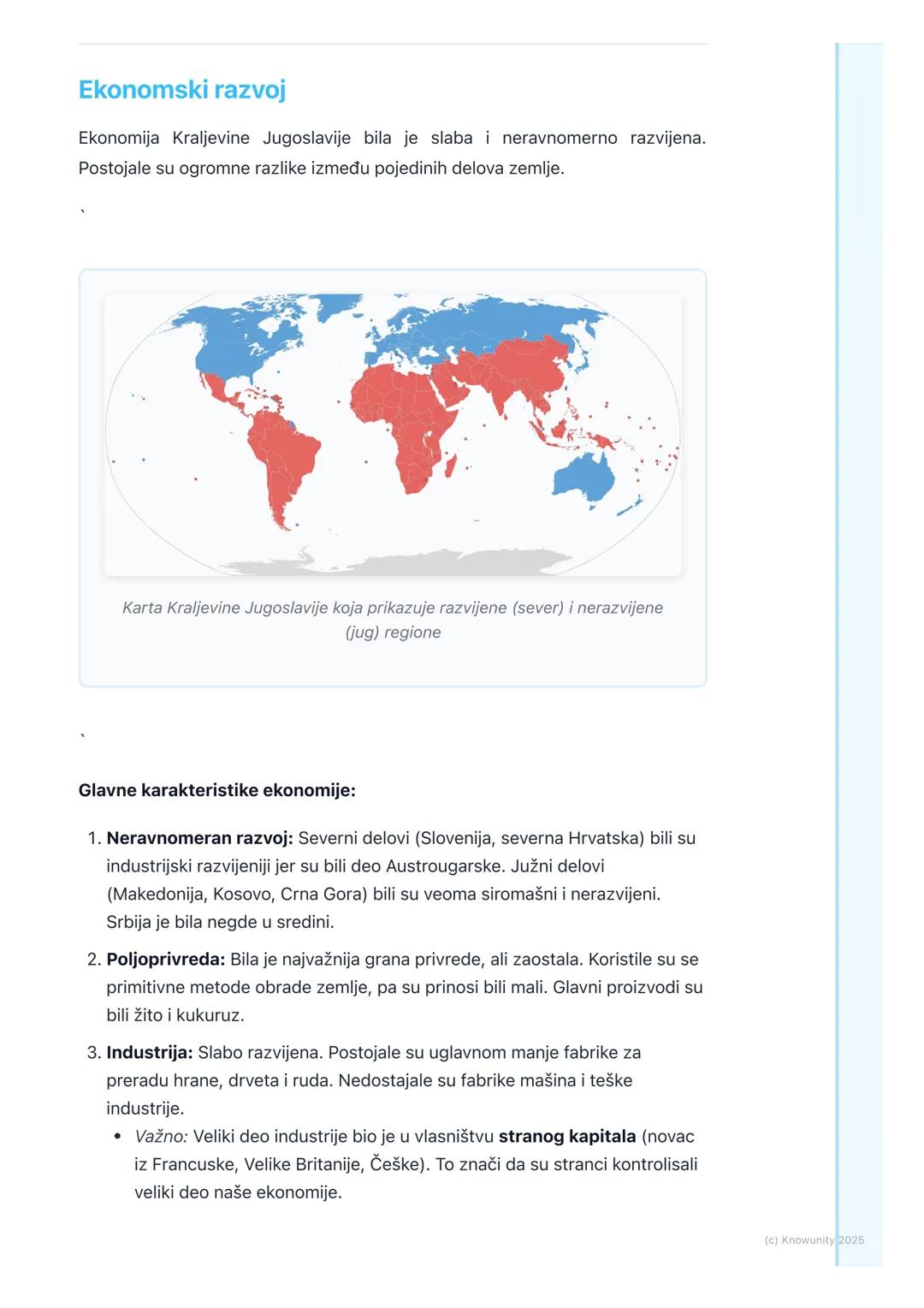 # Društveni i ekonomski život

## Društveni i ekonomski život u Kraljevini Jugoslaviji

Kraljevina Jugoslavija je bila nova država, stvorena