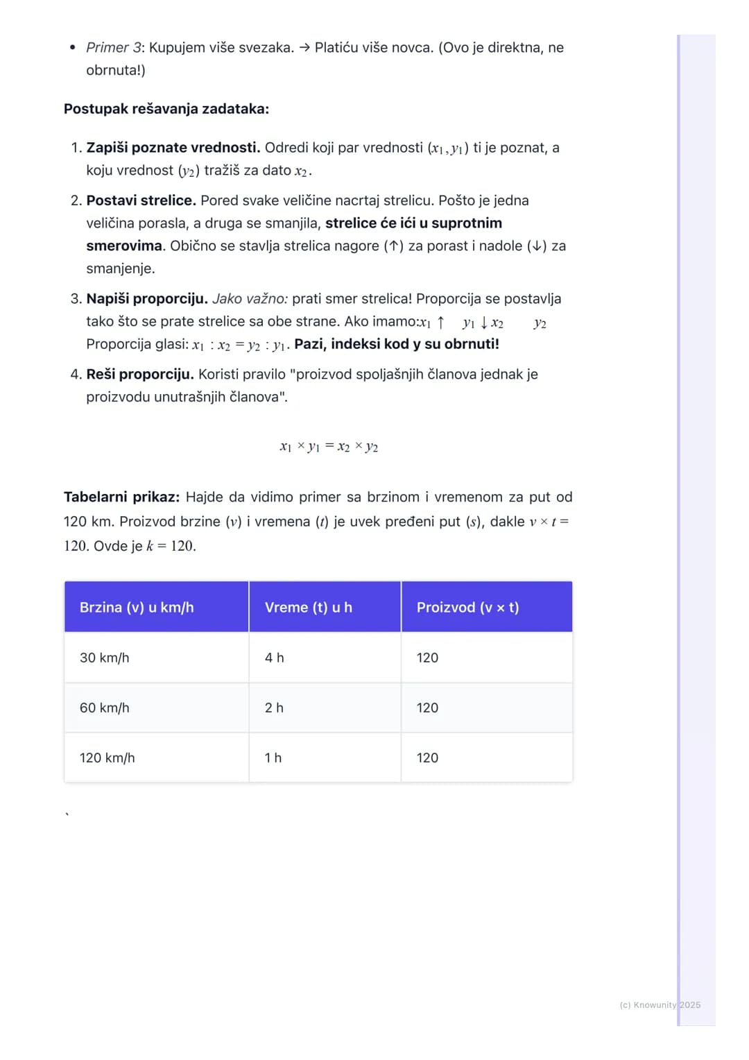 # Obrnuta proporcionalnost

## Šta je obrnuta proporcionalnost?

Obrnuta proporcionalnost opisuje odnos između dve veličine gde se
povećanje