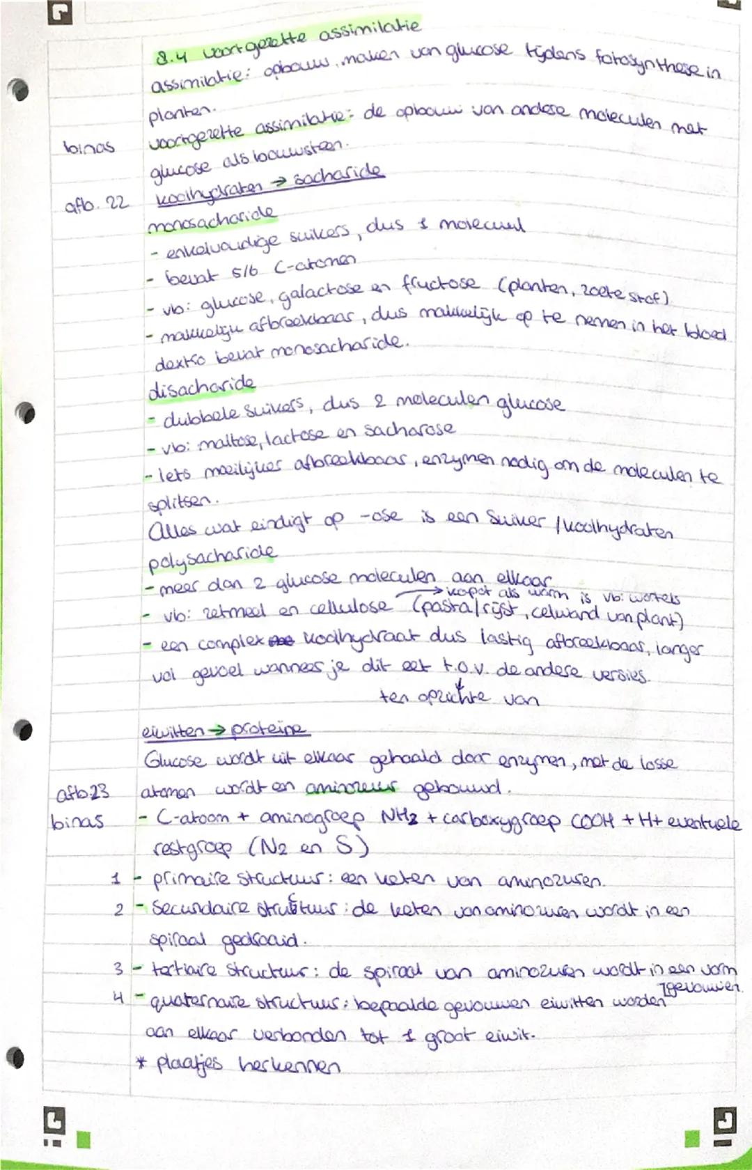 8.1 chemie in cellen
Stofwisseling: alle processen in een organiome wear.
Chemische omzetting plaatsvindt.
organische stoffen: stoffen die g