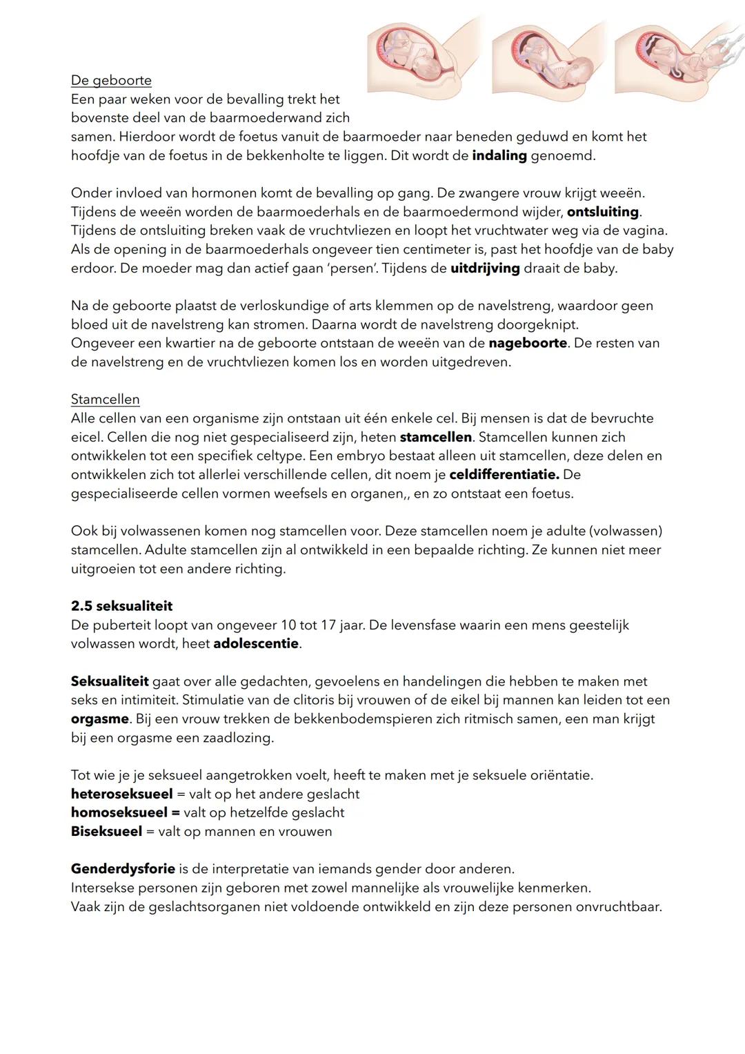 H2 Voortplanting
2.1 Ongeslachtelijke voorplanting
Natuurlijke ongeslachtelijke voortplanting
Cellen kunnen zich voortplanten door celdeling