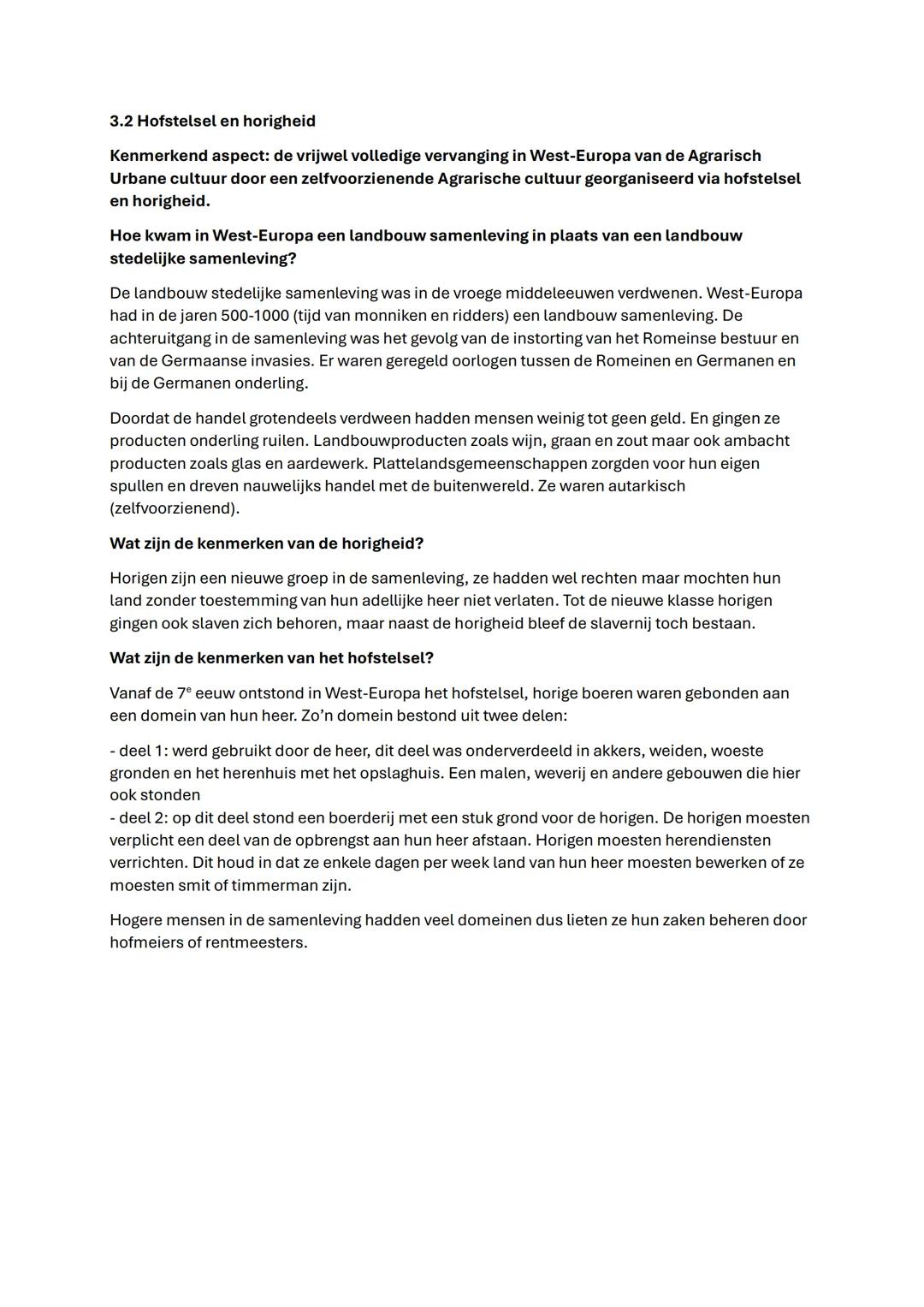 Geschiedenis samenvatting TW1
1.1 het leven van jagers en verzamelaars
Kenmerkend aspect: de levenswijze van jager-verzamelaars
Geen schrift