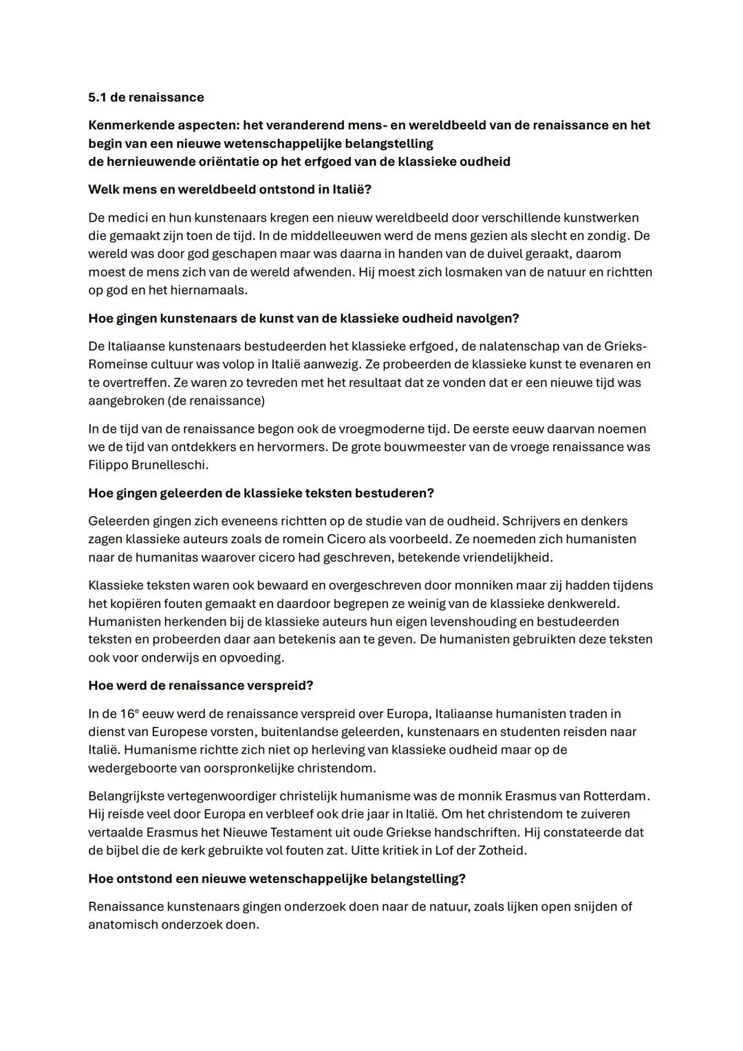 Samenvatting GS Hoofdstuk 4 en 5
4.1 de opkomst van steden
Kenmerkend aspect: de opkomst van handel en ambacht die de basis legde voor het
h