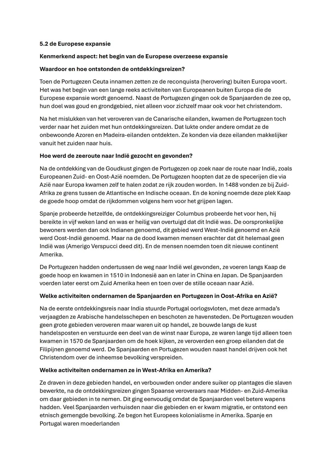 Samenvatting GS Hoofdstuk 4 en 5
4.1 de opkomst van steden
Kenmerkend aspect: de opkomst van handel en ambacht die de basis legde voor het
h