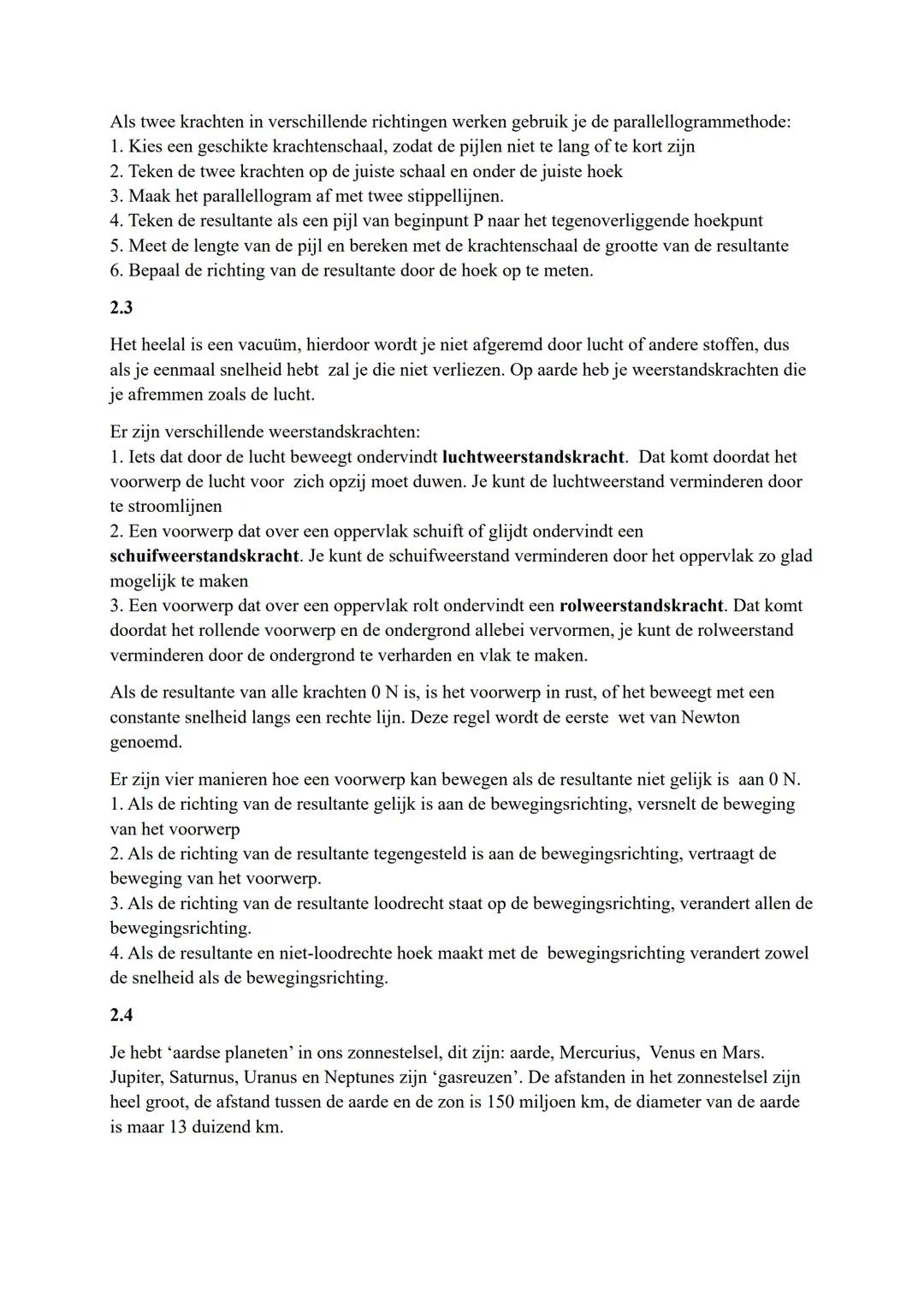 2.1
Krachten kunnen de vorm van een voorwerp veranderen. Er zijn twee soorten vervormingen:
Elastisch: De oorspronkelijke vorm van het voorw