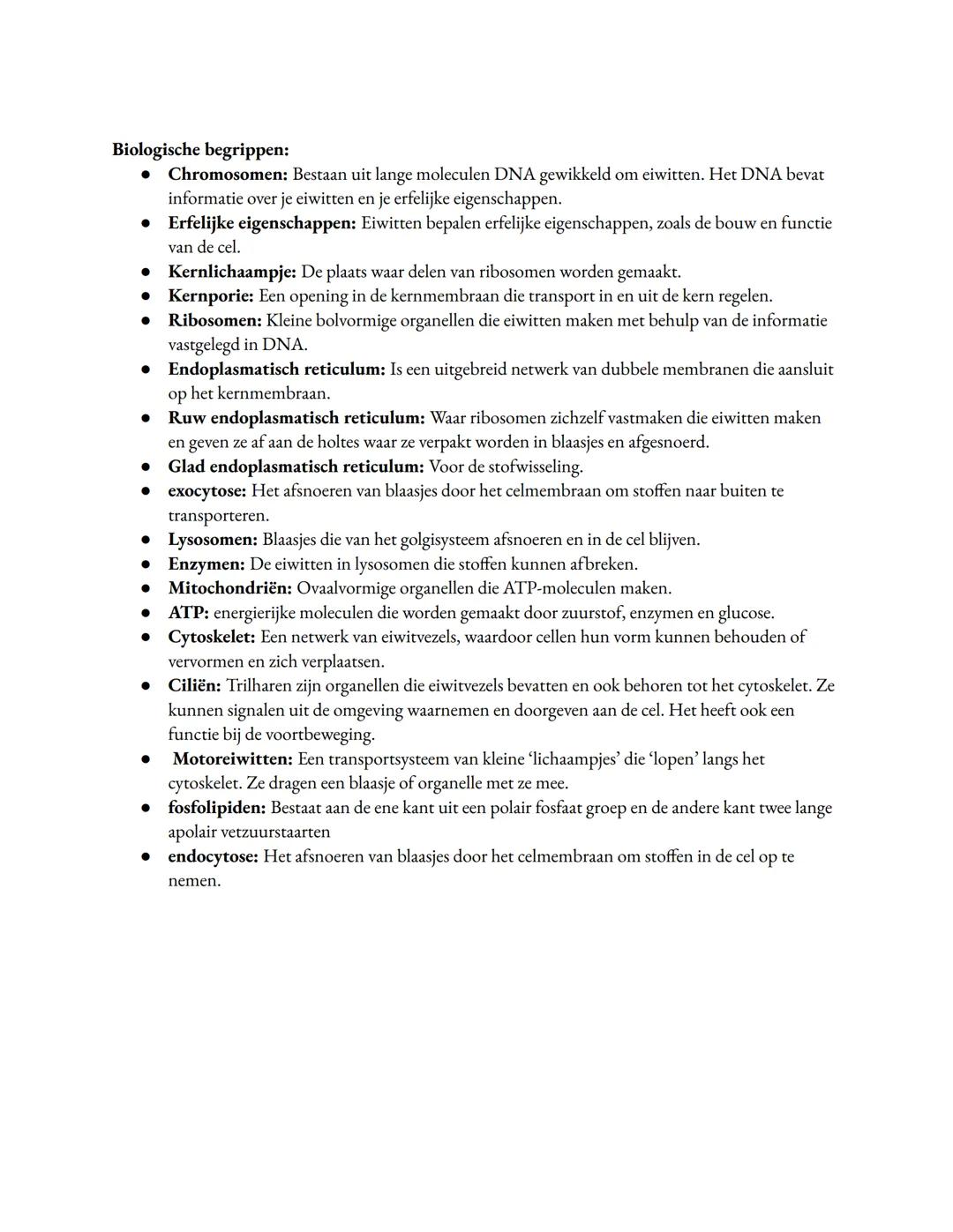 Thema 1.4
Organellen
Samenvatting
We gaan nu dieper kijken in de cel en naar meer organellen kijken. Als we
inzoomen in de celkern, zien