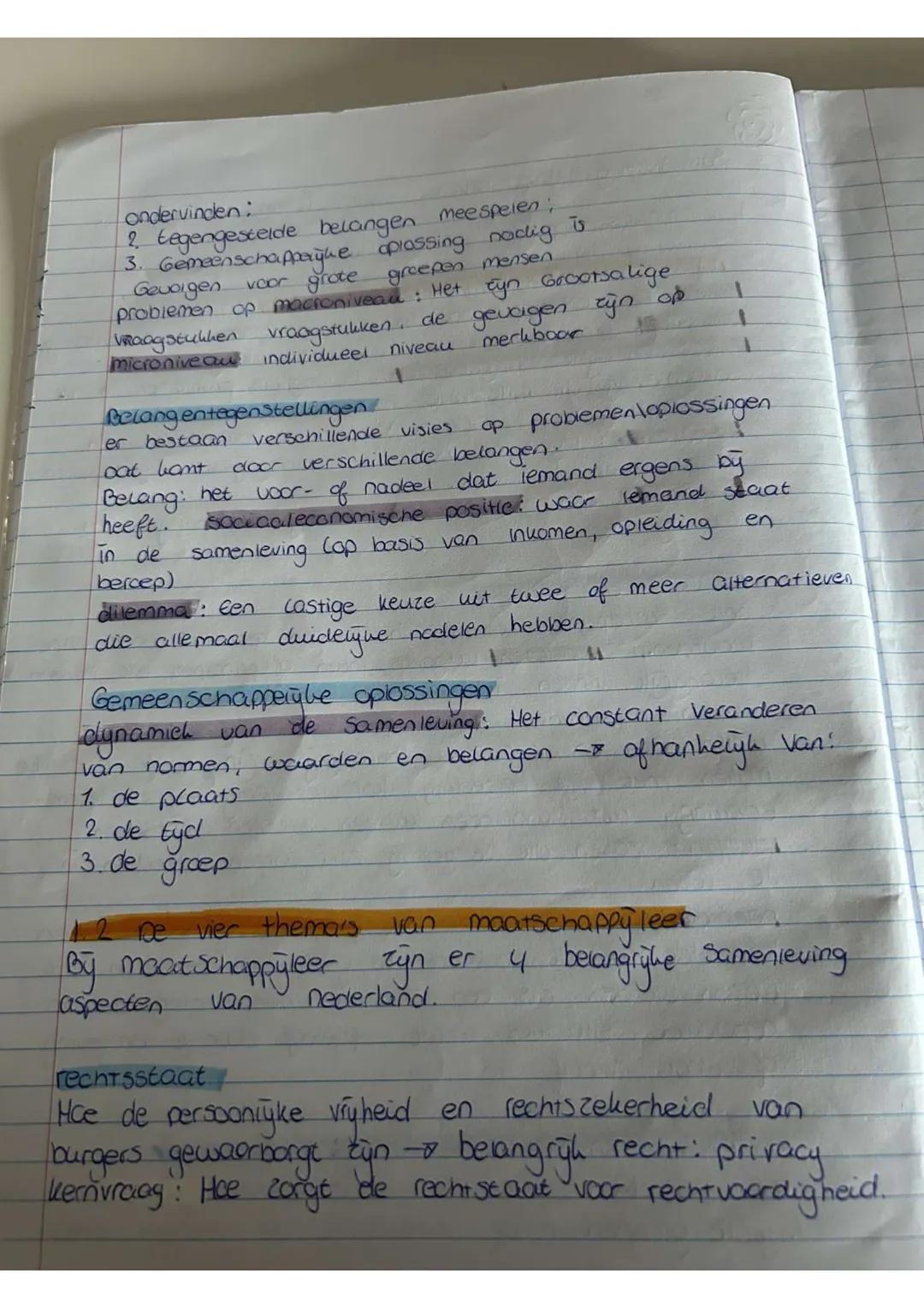 1
Samenvatting Hoofdstuk 1 wat is maatschappijleer.
maatschappelijke vraagstukken
Samen leven en afspraken maken
Invidu: Een enkel persoon,