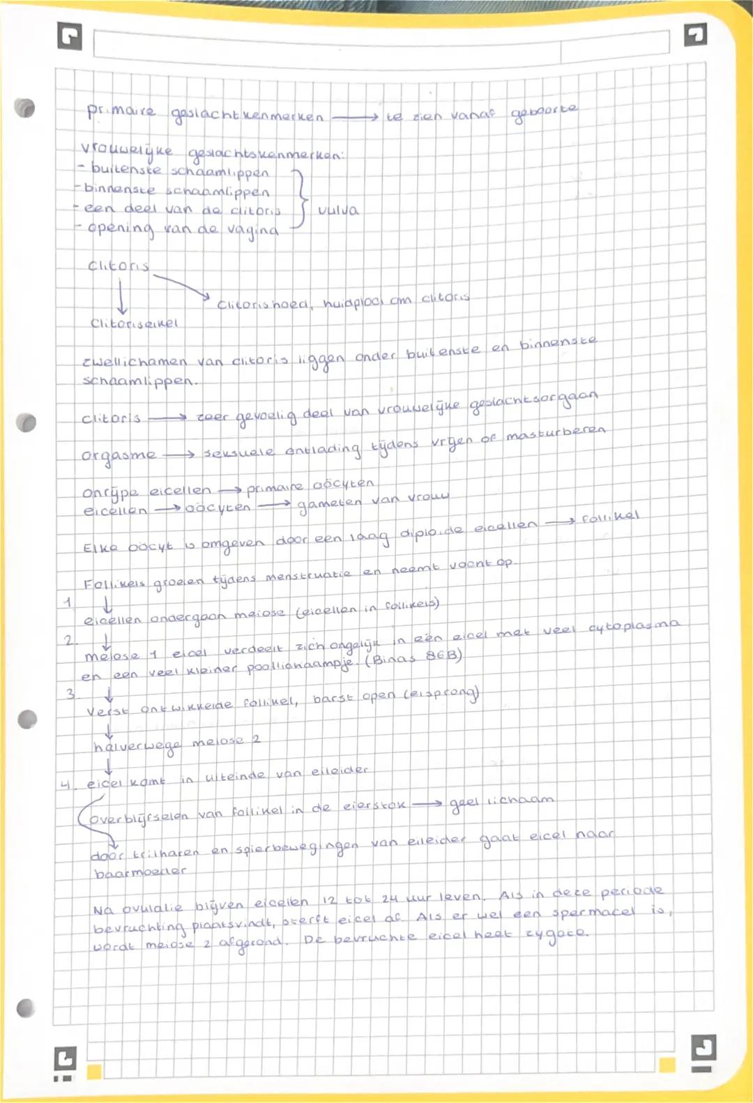 Door celdeling ontstaan nakomelingen met dezelfde
als de ouder →ongeslachtelijke voortplanting
arfelijke eigenschappen
voortplantingscellen