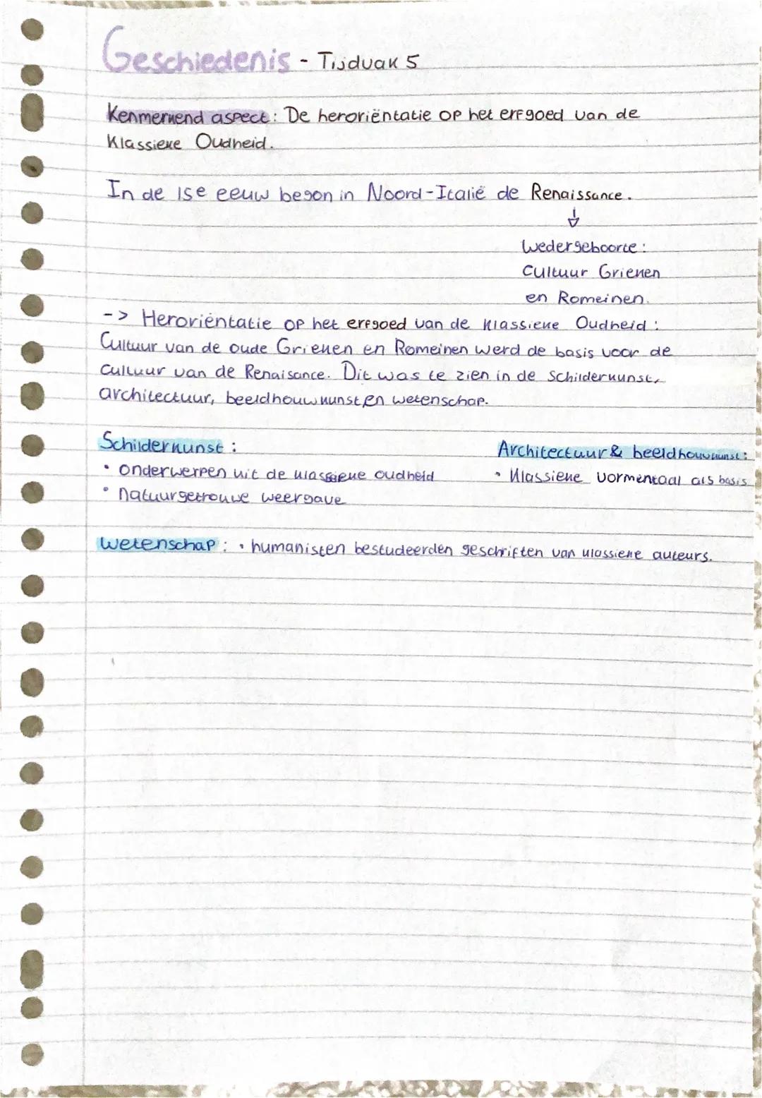 Geschiedenis - Tijdduur
Het begin van Europese overzeese expansie
Kenmerkend aspect: Het begin van de Europese overzeese expansie.
Het werel