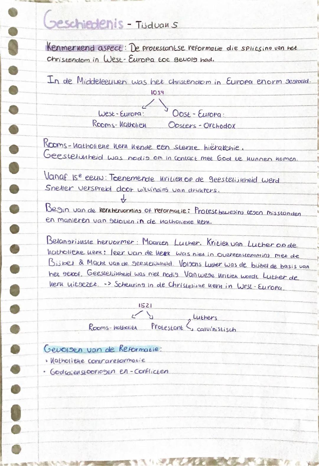 Geschiedenis - Tijdduur
Het begin van Europese overzeese expansie
Kenmerkend aspect: Het begin van de Europese overzeese expansie.
Het werel