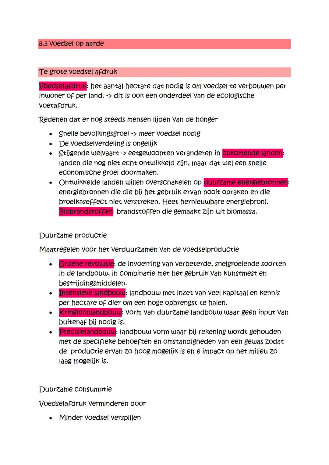 ## Aardrijkskunde
Hoofdstuk 8
8.1 duurzaam leven op aarde
Leven op aarde
De 5 factoren die leven op aarde mogelijk maken:
* De dampkring