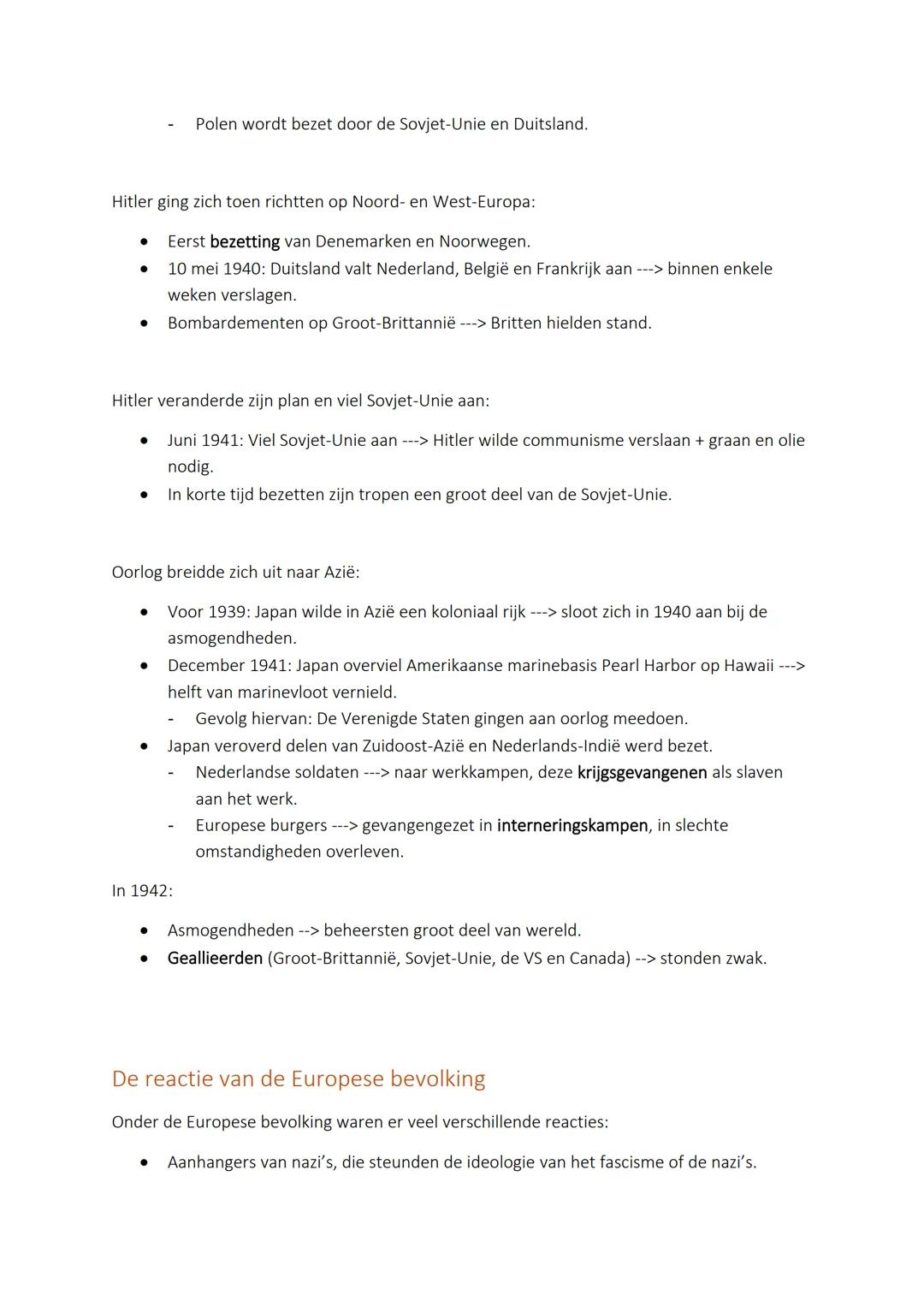 3.1 Het nationaalsocialisme
De nazi-ideologie
Duitsland was erg ontevreden na de Eerste Wereldoorlog, ze waren boos over Verdrag van
Versail
