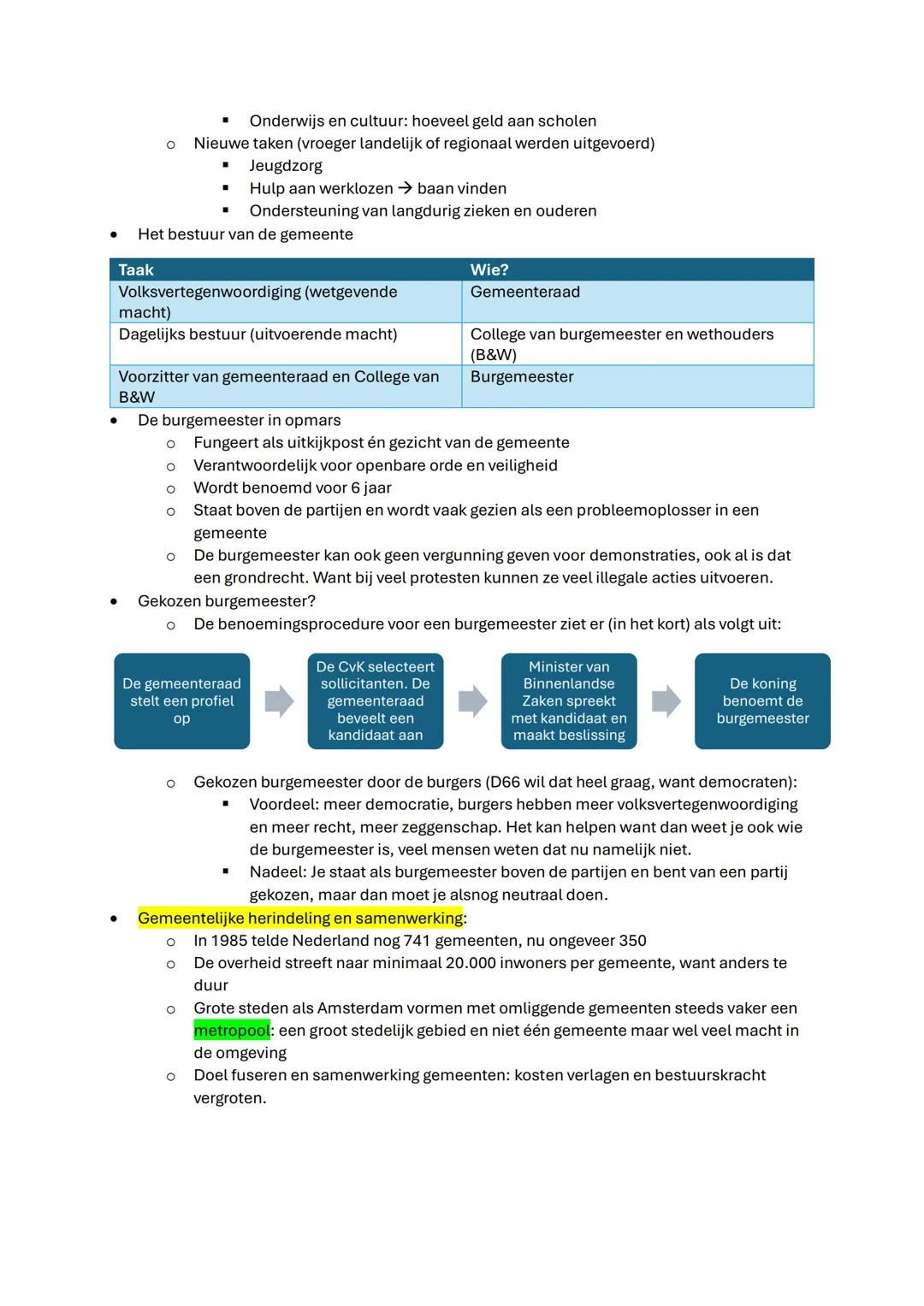 Parlementaire democratie
Democratie
Kenmerken:
- Individuele vrijheid (vrijheid van meningsuiting)
- Passief en actief kiesrecht van de bu