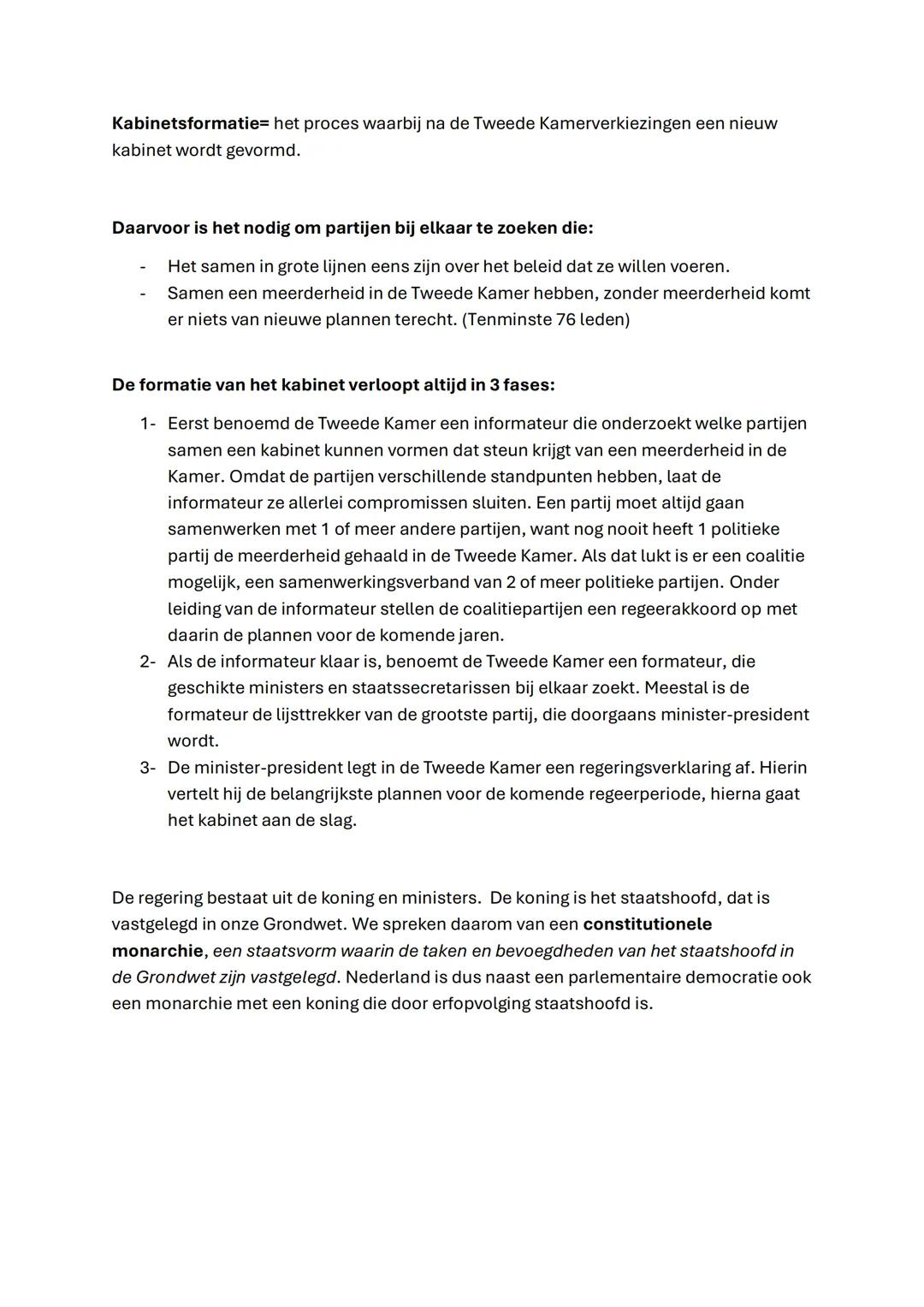 Maatschappijleer
Hoofdstuk 3
Parlementaire democratie
Paragraaf 1:
Politiek= het maken van keuzes waaraan alle burgers in een staat zijn geb