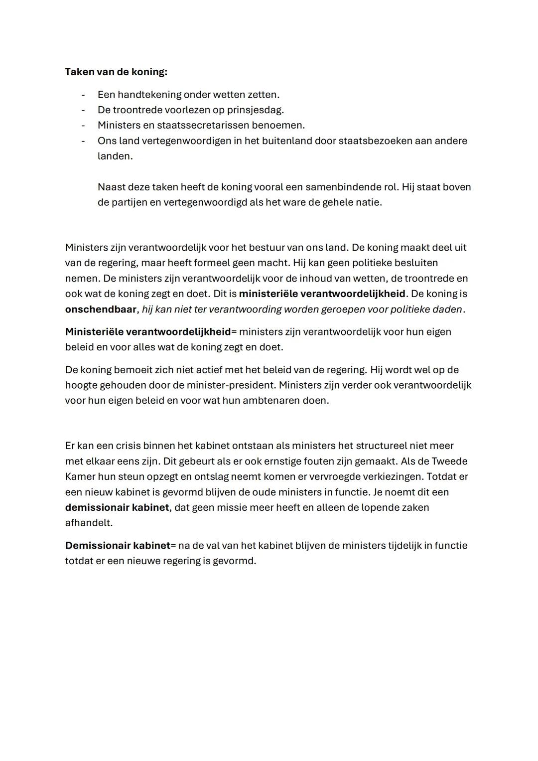 Maatschappijleer
Hoofdstuk 3
Parlementaire democratie
Paragraaf 1:
Politiek= het maken van keuzes waaraan alle burgers in een staat zijn geb