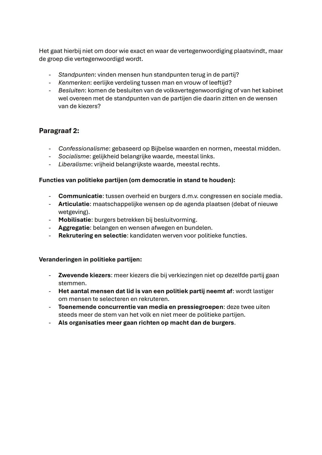 Maatschappijwetenschappen Hoofdstuk 4 & 6
Hoofdstuk 4:
Paragraaf 1:
Het kernconcept staatsvorming= de institutionalisering van politieke mac
