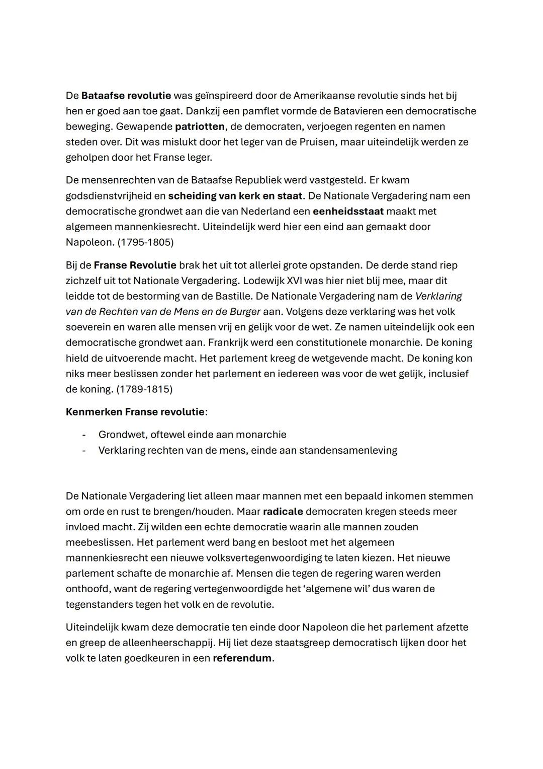 Geschiedenis
Tijdvak 7
Tijdvak 7
De tijd van de pruiken en revoluties
1700-1800
Paragraaf 1:
De verlichting= beweging van mensen die het geb