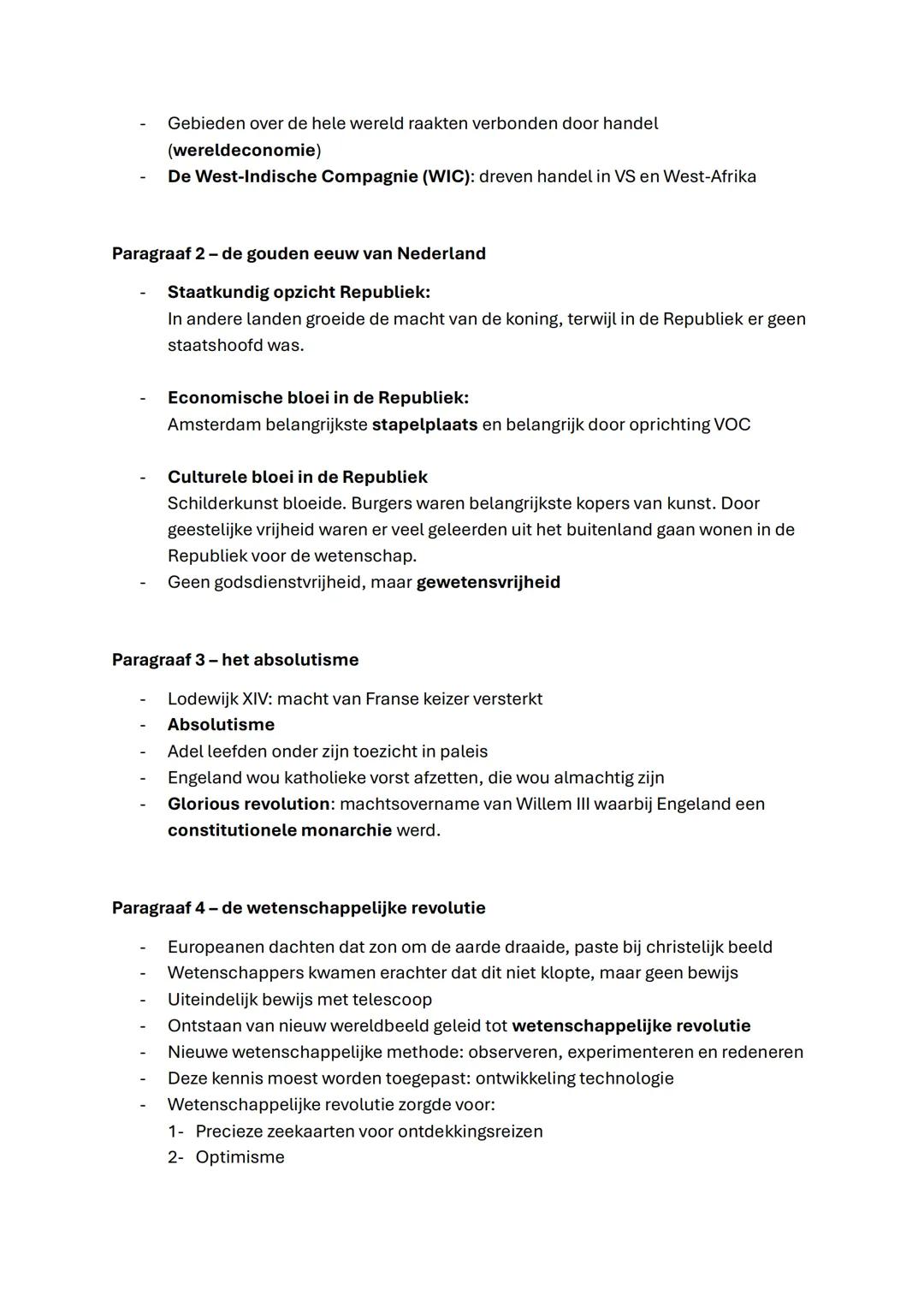 Geschiedenis
Tijdvak 7
Tijdvak 7
De tijd van de pruiken en revoluties
1700-1800
Paragraaf 1:
De verlichting= beweging van mensen die het geb