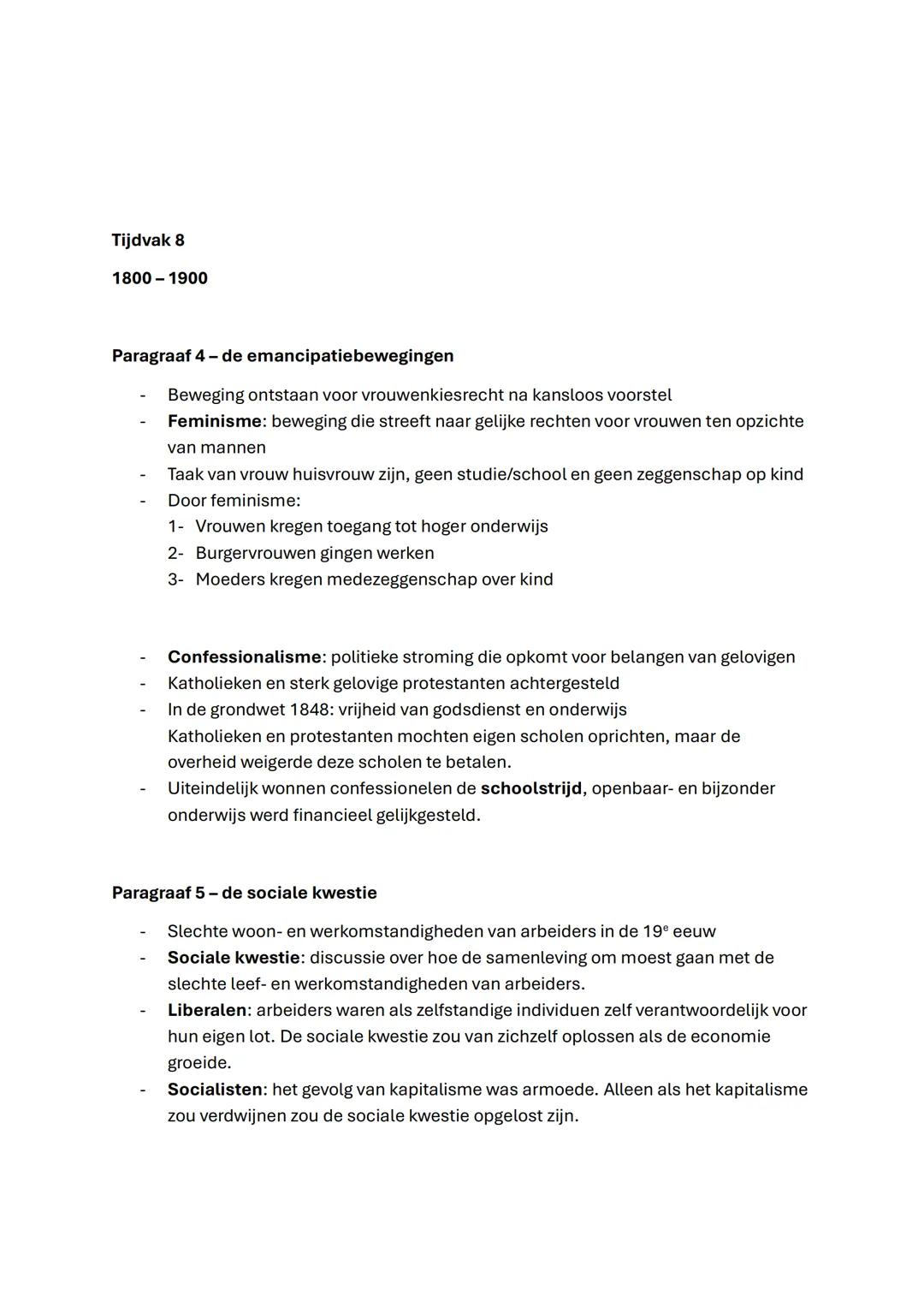 Geschiedenis
Tijdvak 7
Tijdvak 7
De tijd van de pruiken en revoluties
1700-1800
Paragraaf 1:
De verlichting= beweging van mensen die het geb