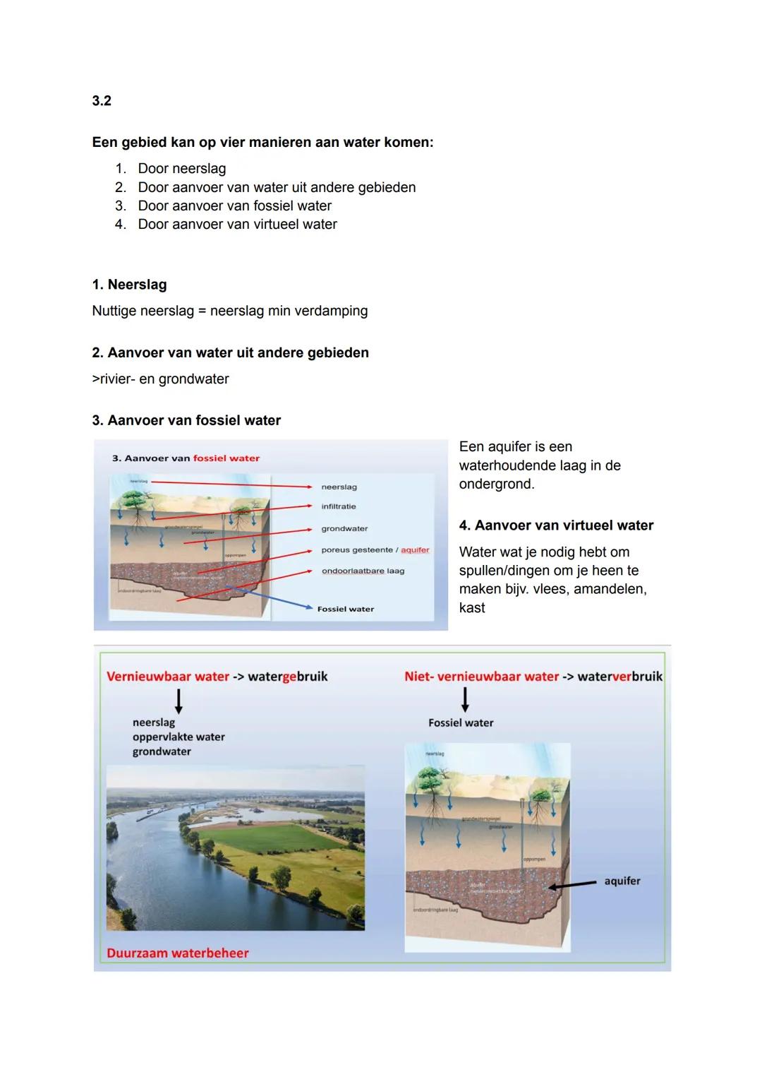 3.1
Korte Waterkringloop
1) Water verdampt uit de zee
2) Water stijgt op en koelt in de wolken
3) Water valt als neerslag terug in de zee
La