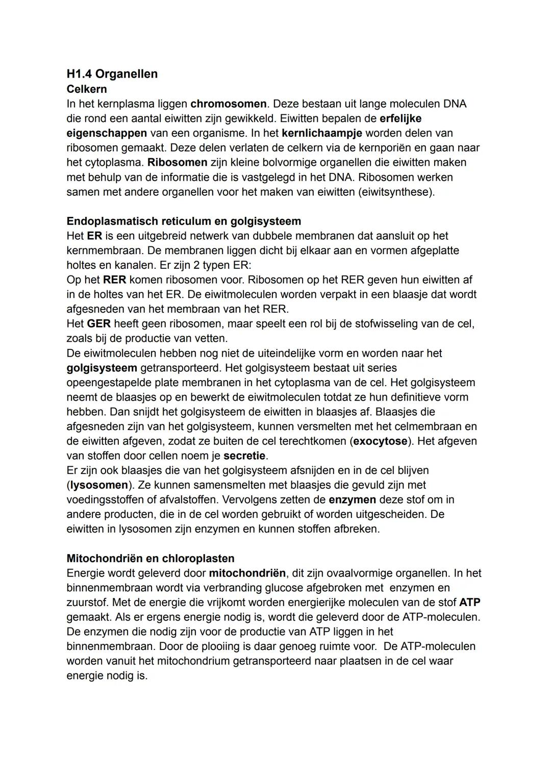H1.1 Wat kun je met biologie?
Organismen
Alle levende organismen tonen levensverschijnselen (alle scheikundige reacties zijn
organismen). Al