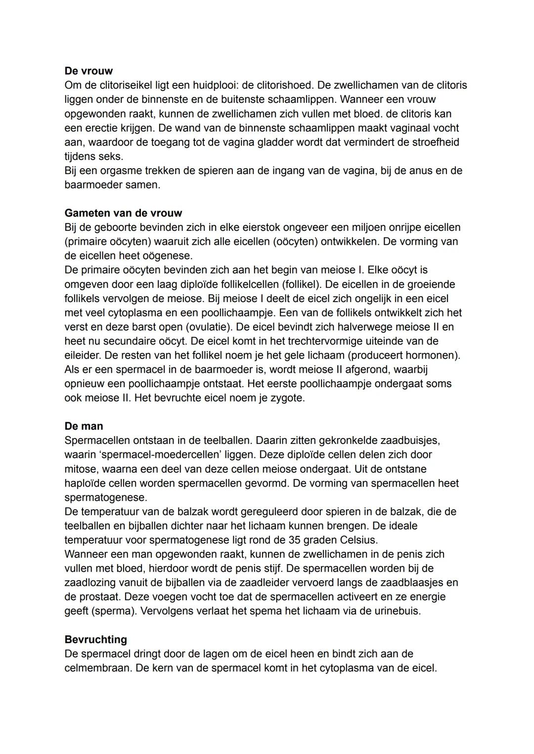 2.1 Ongeslachtelijke voortplanting
Natuurlijke ongeslachtelijke voortplanting
Bij ongeslachtelijke voortplanting (bijv celdeling) ontstaan n