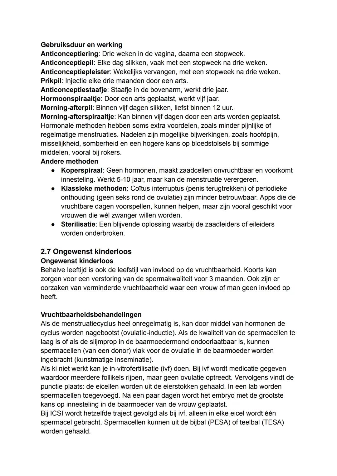 2.1 Ongeslachtelijke voortplanting
Natuurlijke ongeslachtelijke voortplanting
Bij ongeslachtelijke voortplanting (bijv celdeling) ontstaan n