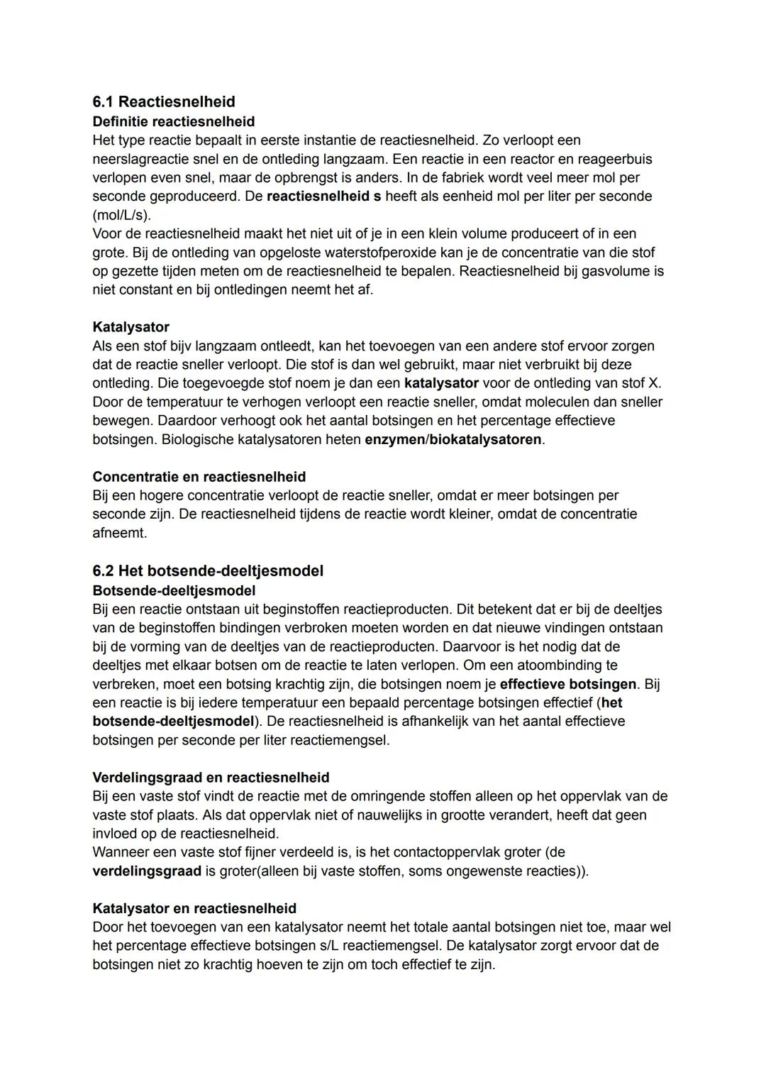 Chemie overal hoofdstuk 6