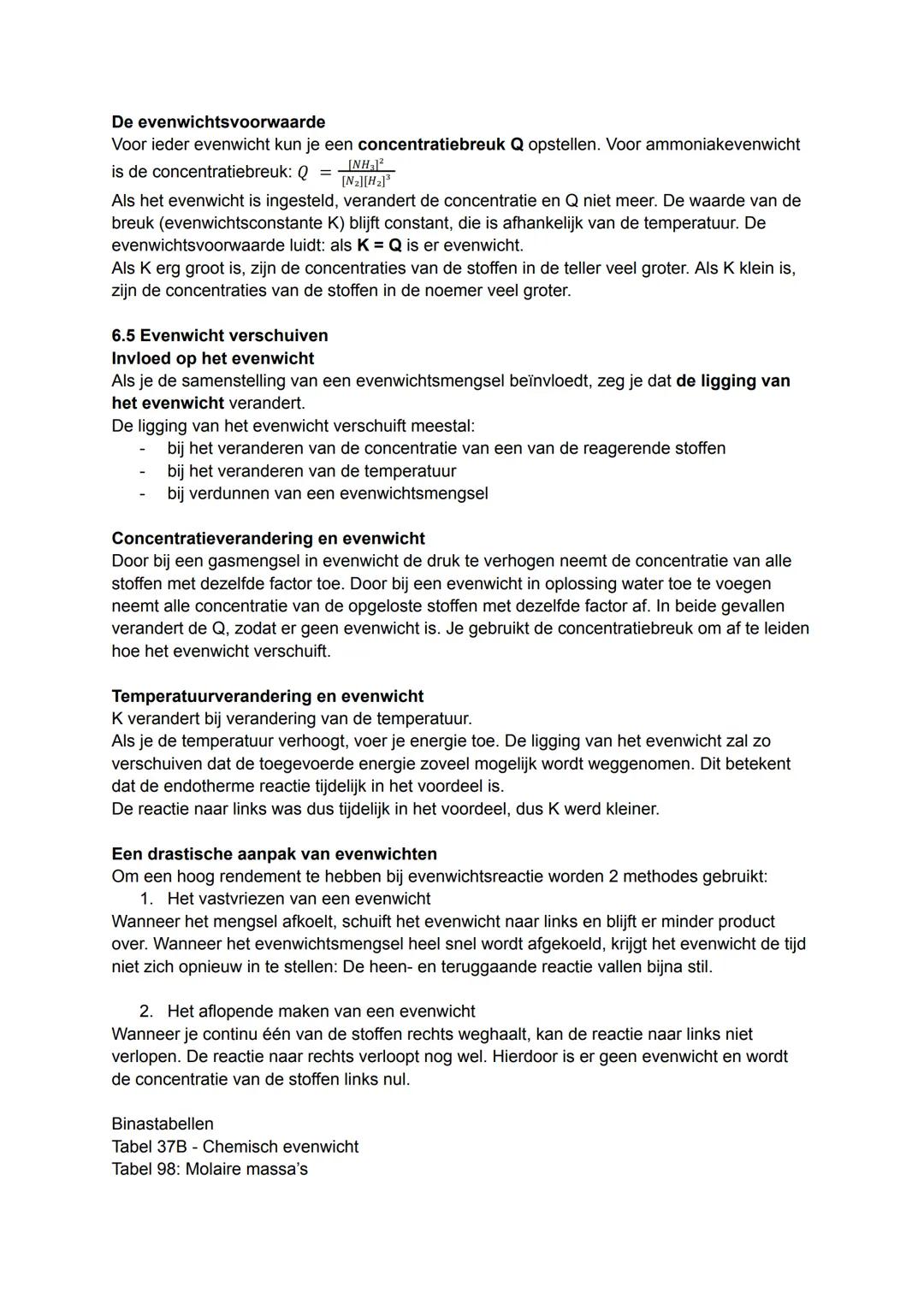 6.1 Reactiesnelheid
Definitie reactiesnelheid
Het type reactie bepaalt in eerste instantie de reactiesnelheid. Zo verloopt een
neerslagreact
