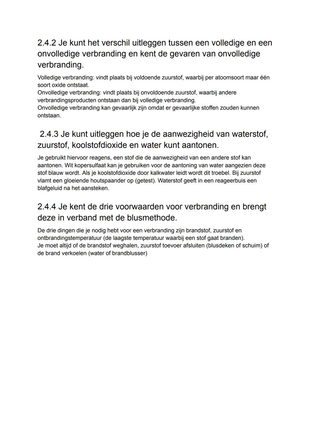 2.1 moleculen en atomen
2.1.1 Je weet dat moleculen zijn opgebouwd uit atomen.
Moleculen bestaan uit atomen. De atomen in een molecuul zijn