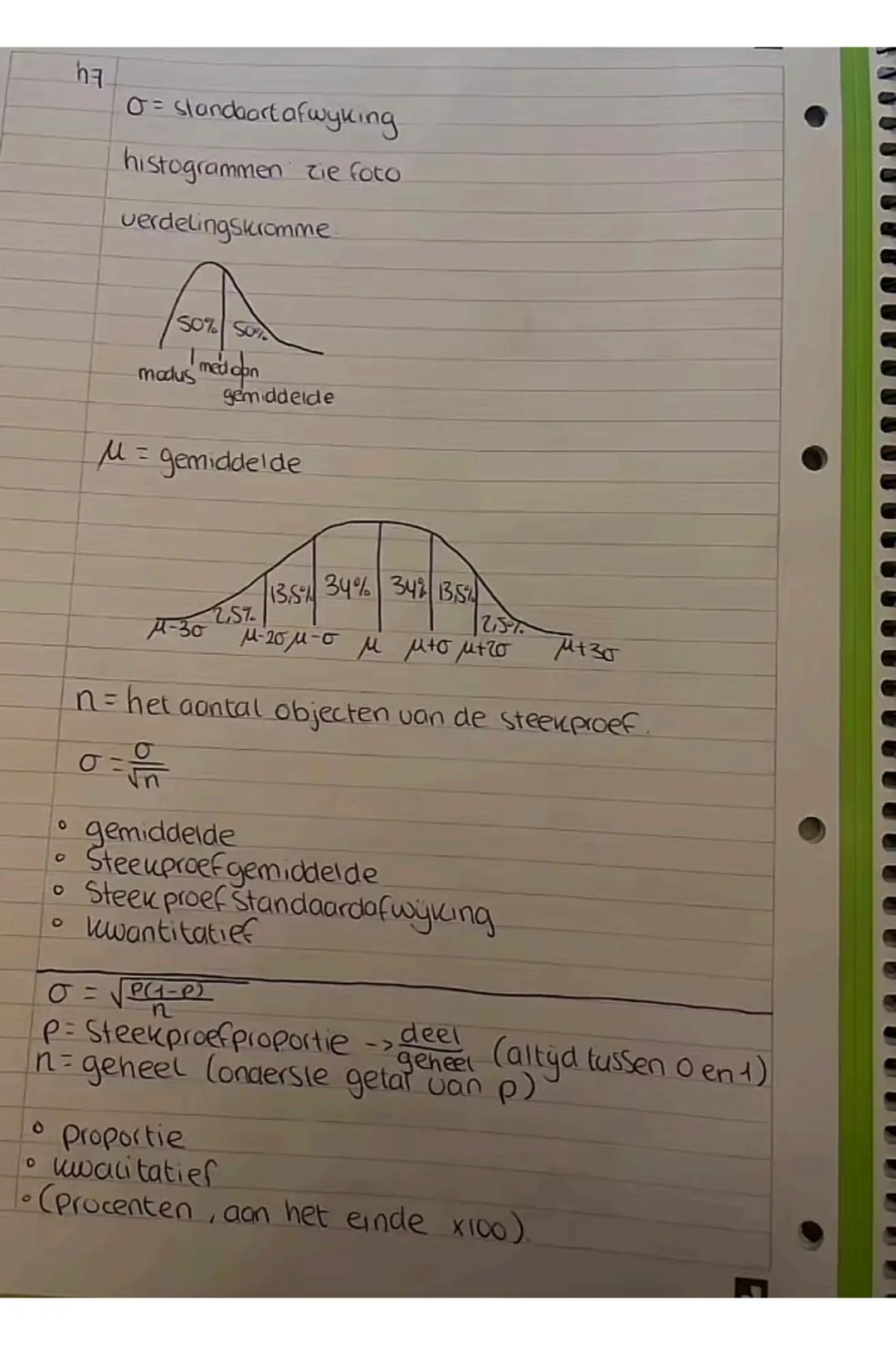 ## Samenvatting wiskunde examen
### h1
deel
---
geheel x 100%
nieuw - oud x 100%
---
aud
by een verhouding byu 1 2 3, tel je de getallen