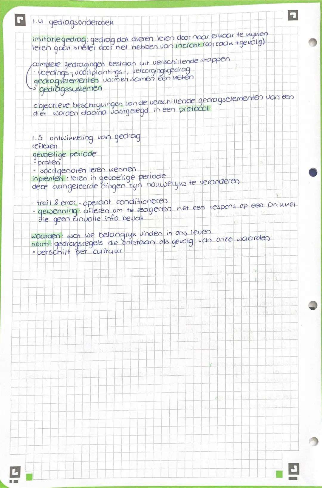 # biologie hoofdstuk 1 gedrag
1.1 gedrag en overleven
gedrag: alles wat een dier of mens doet of nalaat
sociale functies
gedrag verhoogt de