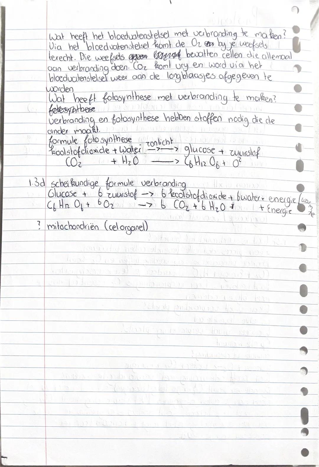 Biologie
1.3b ademhaling en verbranding
Anatomie Longen
3. Wat is gaswisseling?
-De uitwisseling van O₂ en CO₂ door uitademen/inademen
Woar