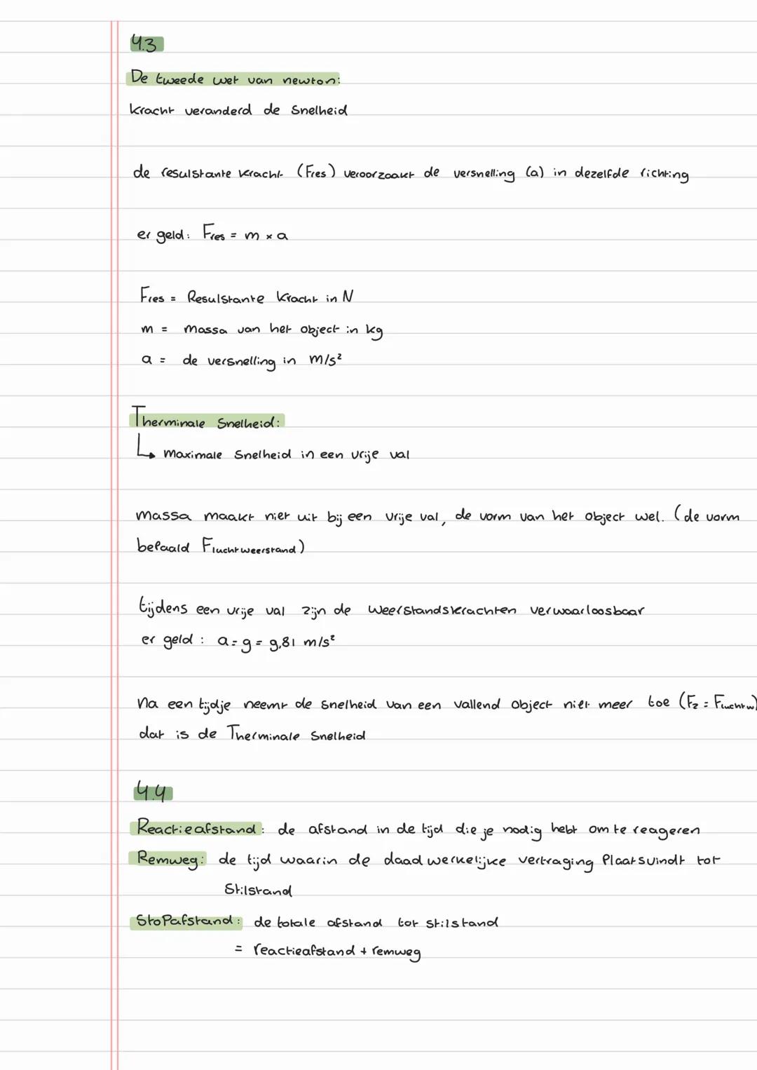 --- OCR Start ---
Natuurkunde Samenvatting Hy
grootheid Grootheid
Eenheid Eenheid
Symbool
Symbool
F
Kracht
N
Newton
m
Massa
kg
Kilogram
S
af