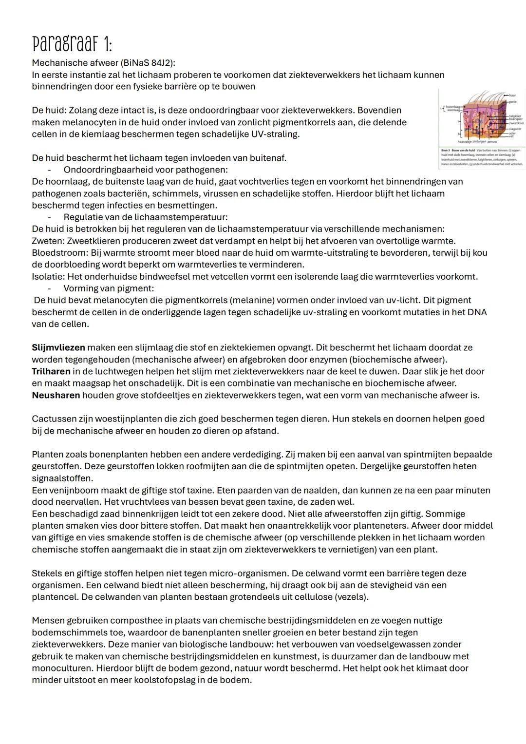 Samenvatting hoofdstuk 11:
Paragraaf 1:
Het hart is een holle spier met een linker- en rechter-helft die volledig van
elkaar gescheiden zijn