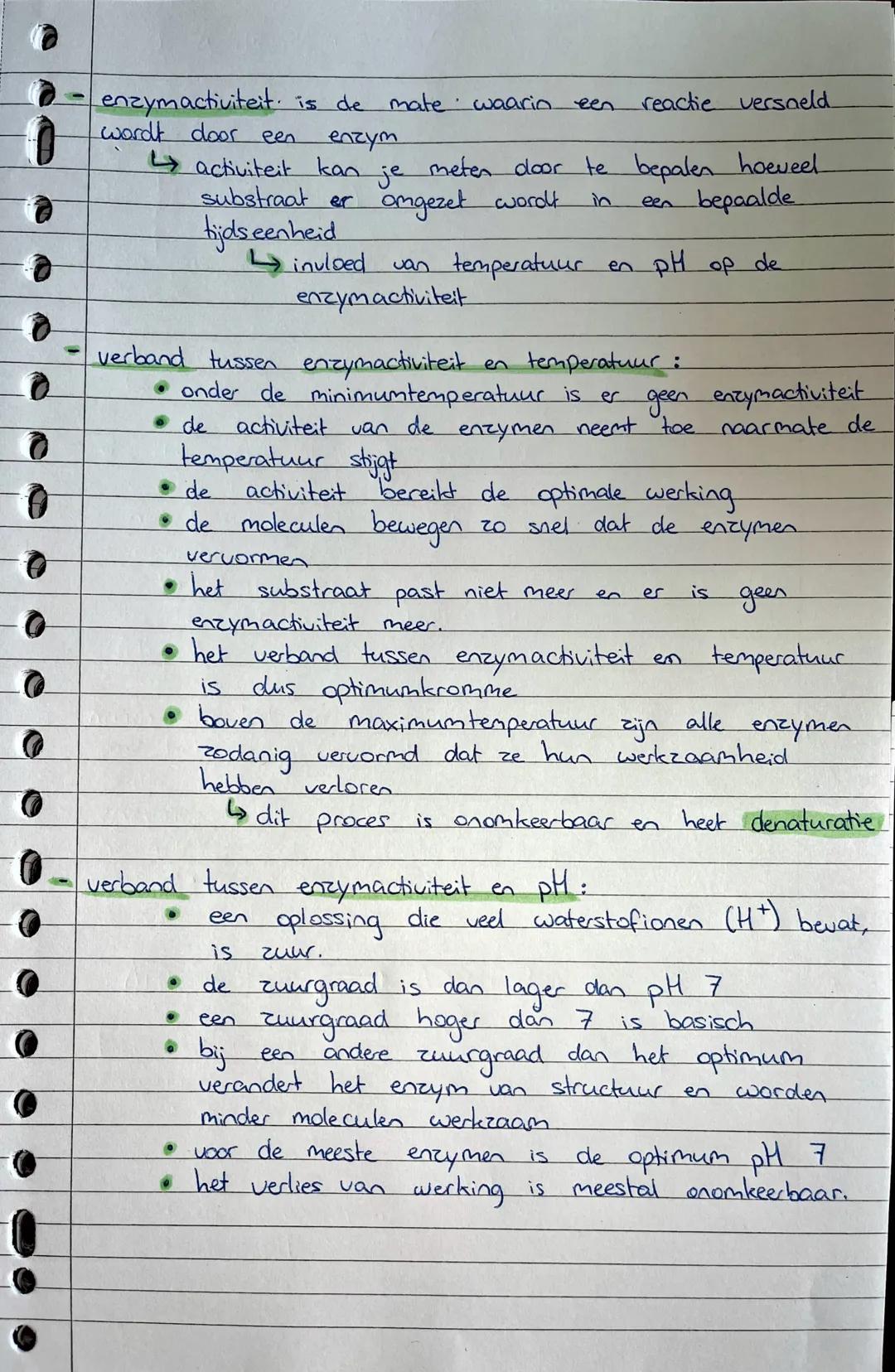 0
0
# Samenwabing Bio
## thema & basisstof 2 enzymen
- enzymen zijn eiwitten die reacties katalyseren (mogelijk
maken of versnellen) zonder