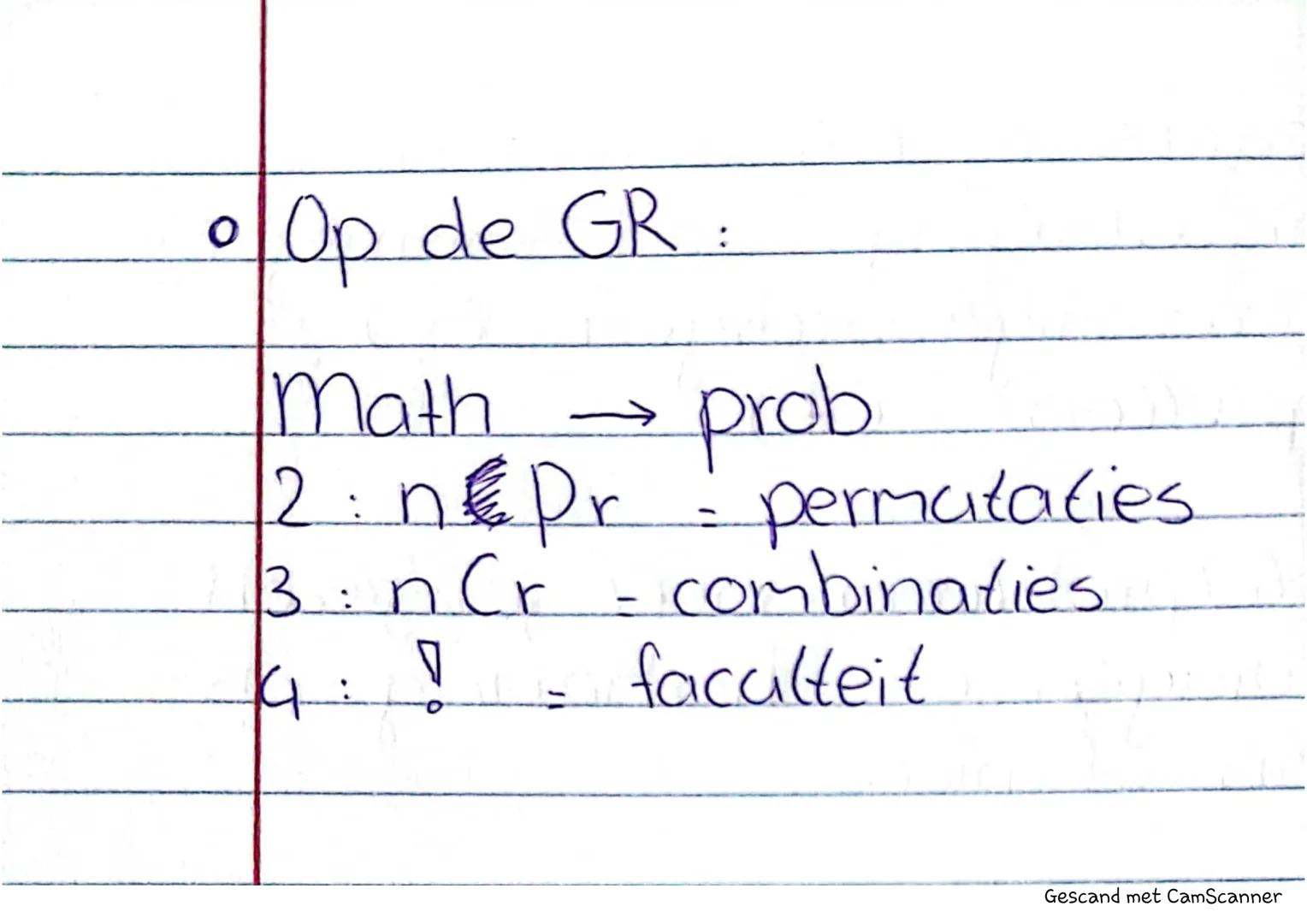 4.1 Regels bij telproblemen..
-vermenigvaldigings- en somregel -
en = vermenigvuldigen ($\cdot$)
of = optellen (+)
Bij een telprobleem moet