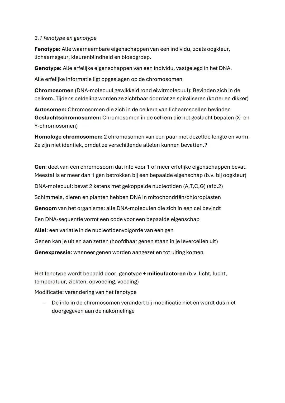 # H4.1 ontwikkeling van het leven
Het begon allemaal met chemische evolutie; waar organische stoffen gevormd werden uit
anorganische stoffe