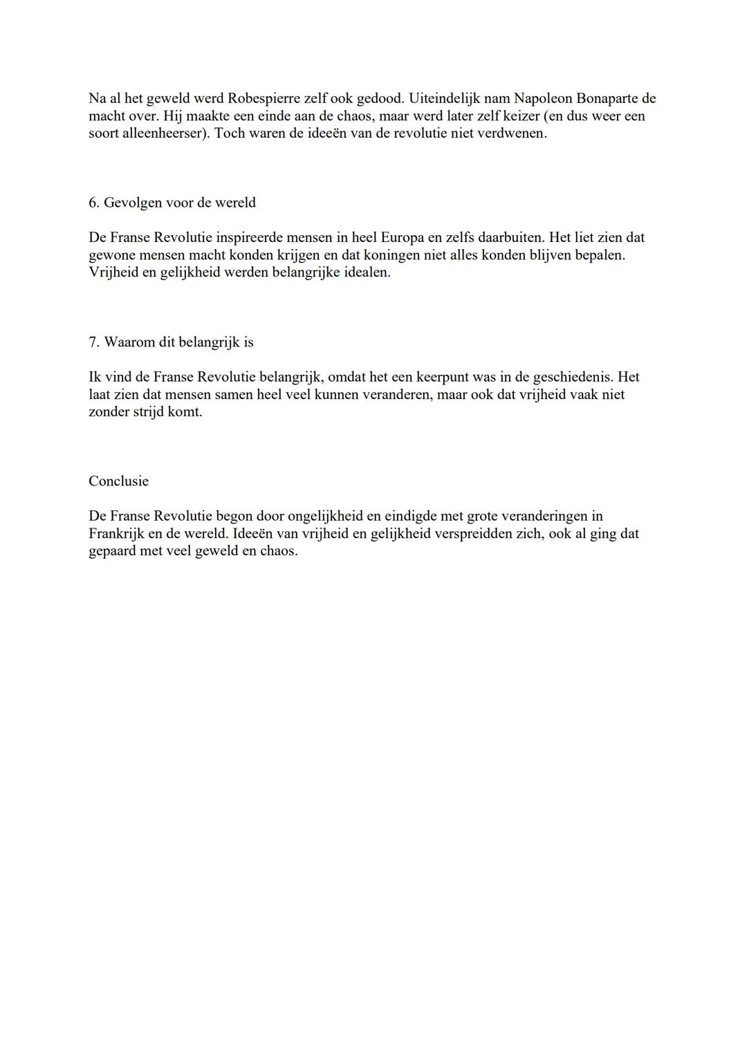 # Samenvatting Geschiedenis: De Franse Revolutie
De Franse Revolutie begon in 1789 en veranderde niet alleen Frankrijk, maar ook de hele
we
