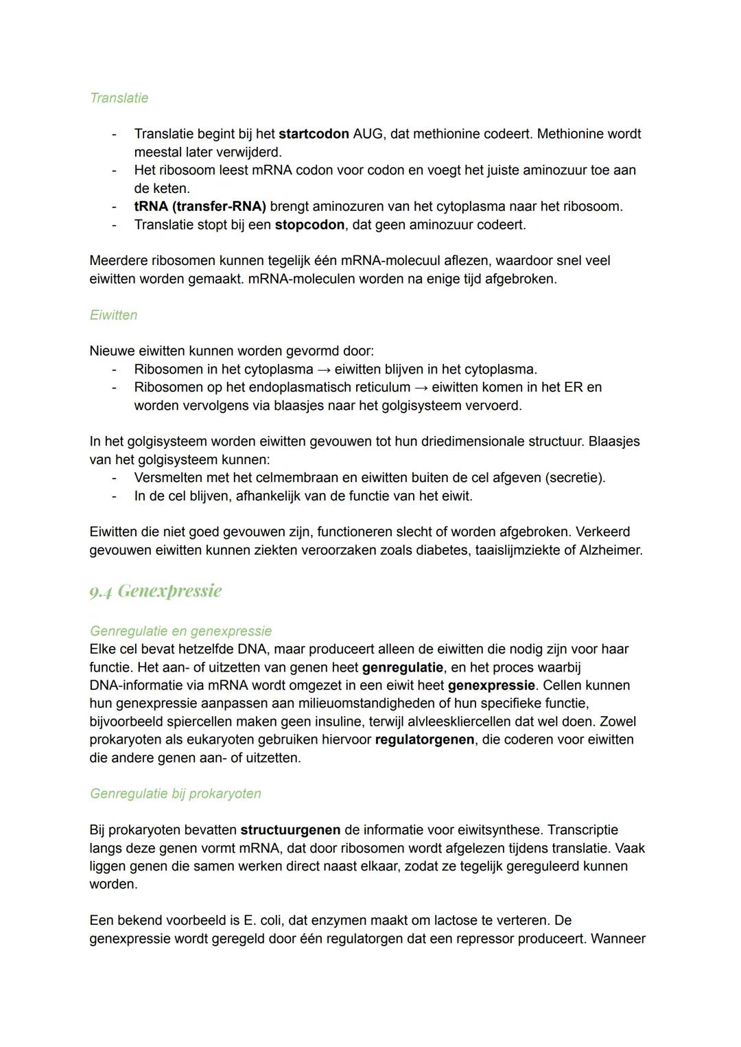 9.1 DNA
Het genoom
Je lichaam is opgebouwd uit veel verschillende celtypen die verschillende functies hebben.
Bijna elke cel heeft een cel